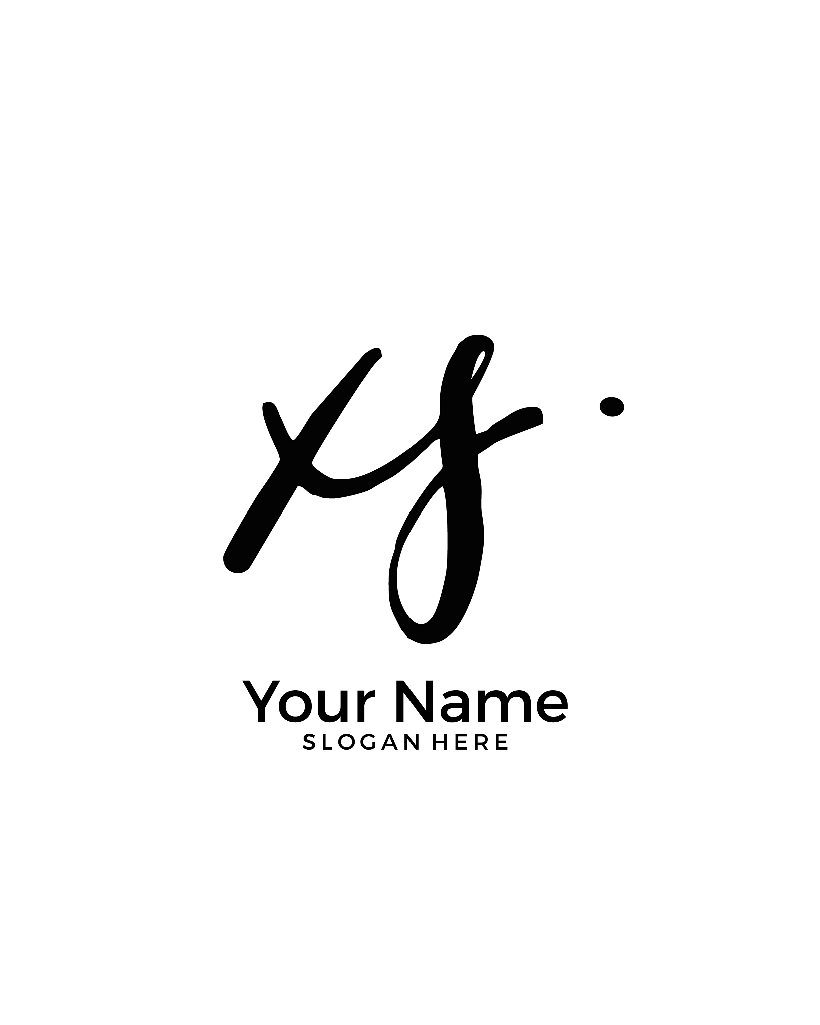 x s xs initial logo signature handwriting