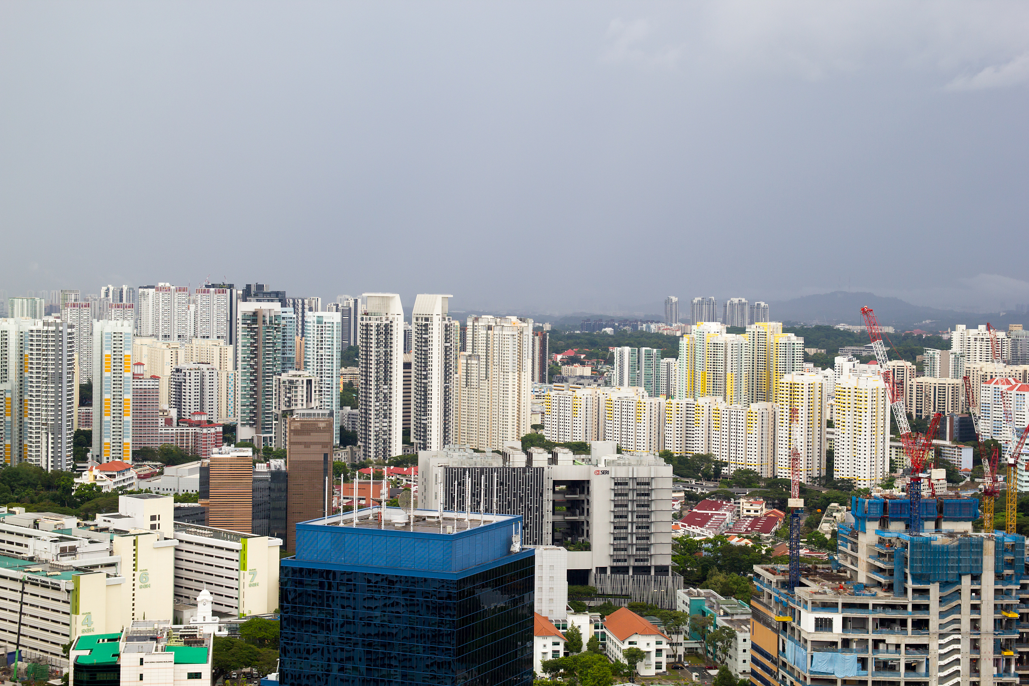 modern buildings in city against sky