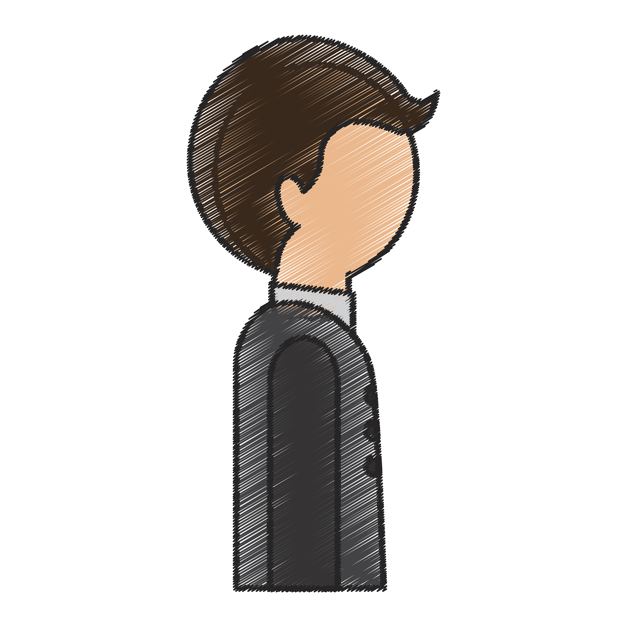 businessman avatar character icon