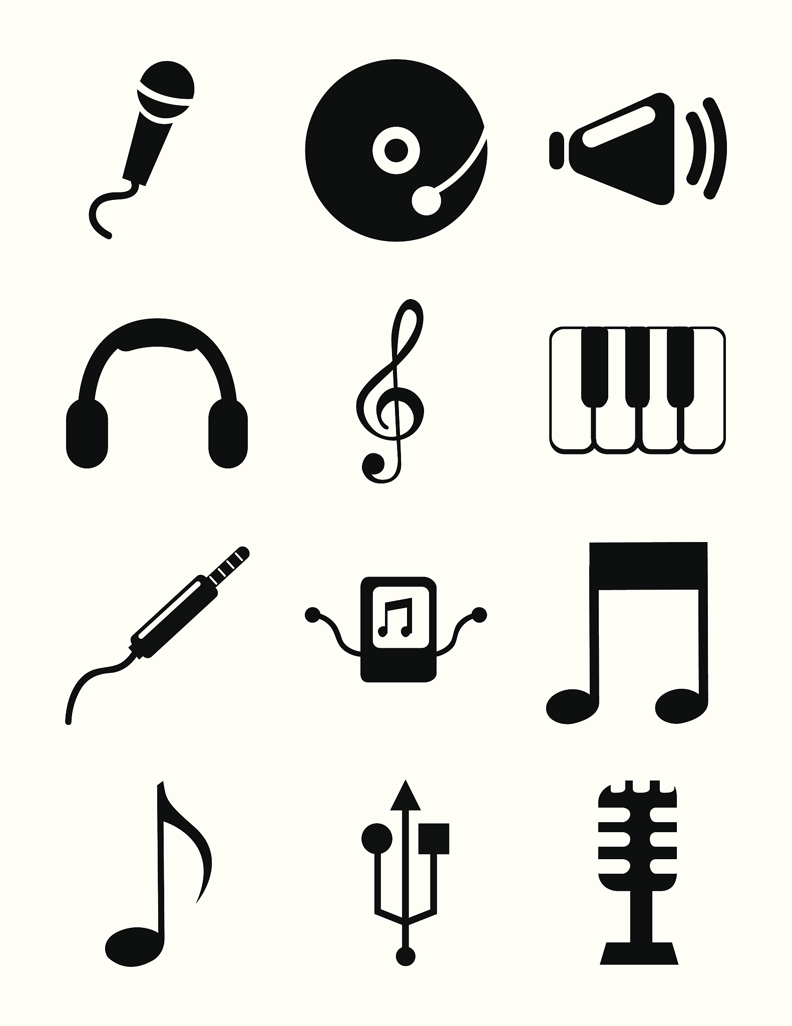 music icons