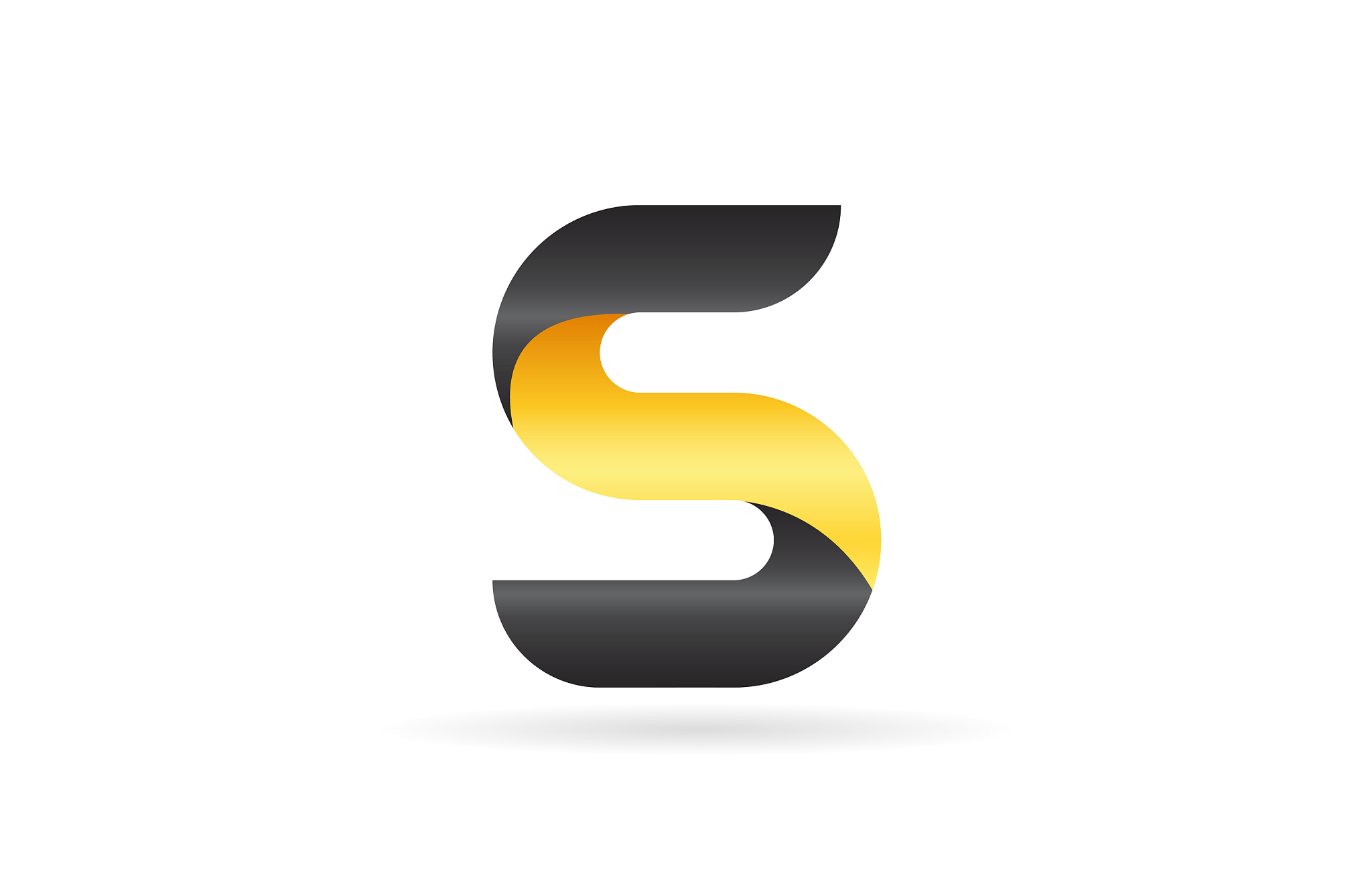 3d letter s alphabet letter logo icon design sign