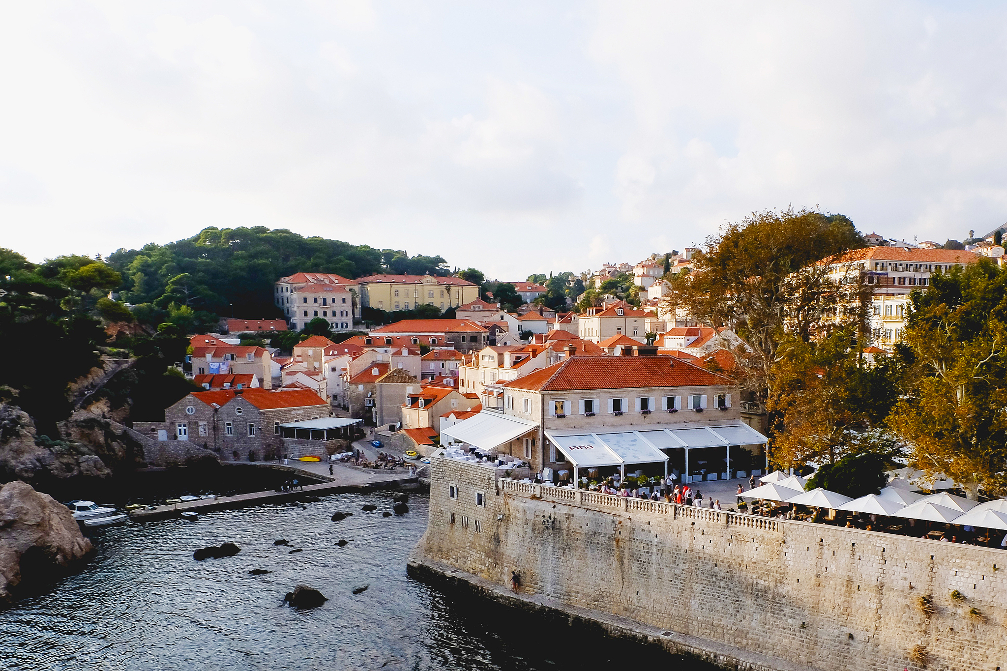landscape view of dubrovnik croatia world heritage site famous l