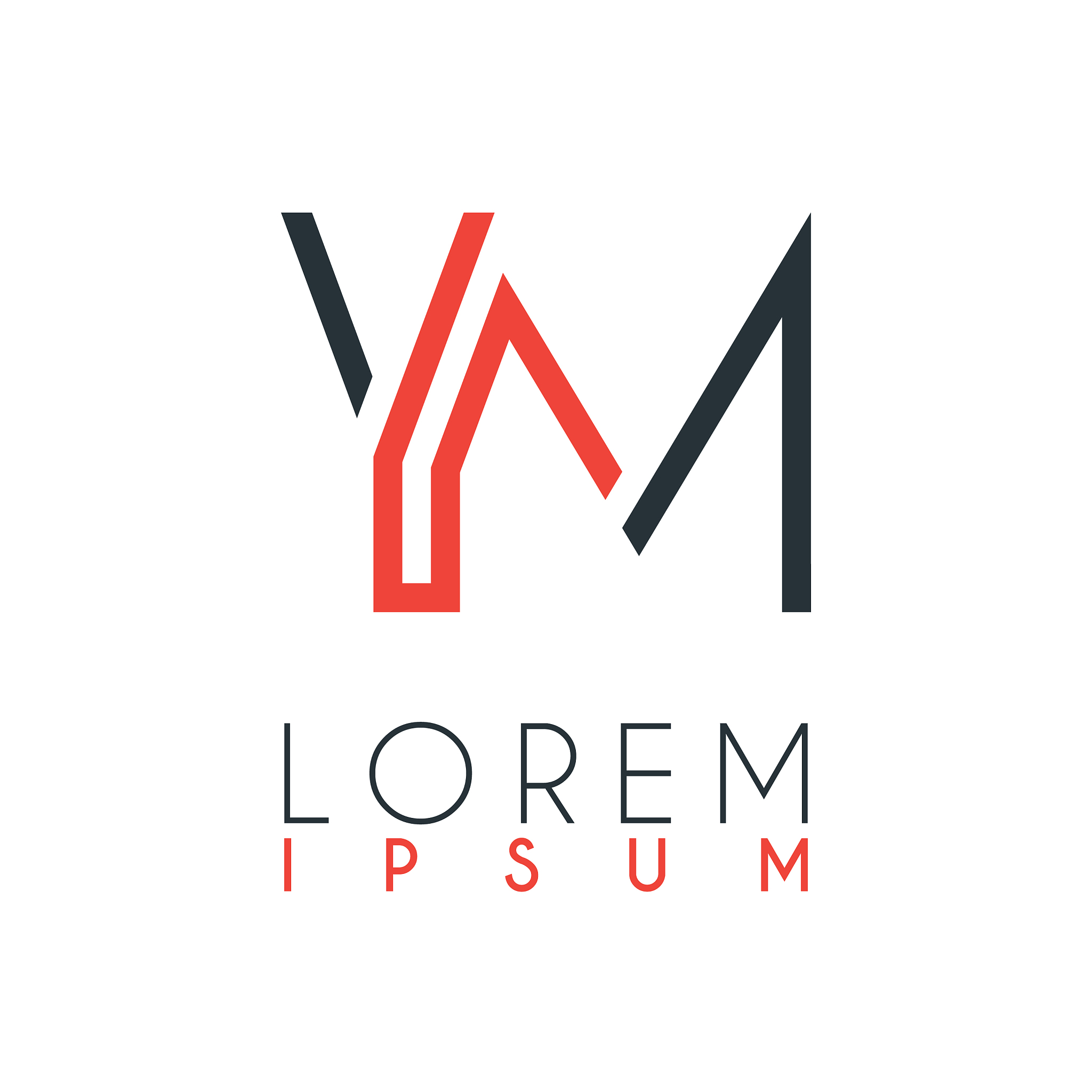 the logo between letter y and letter m or ym