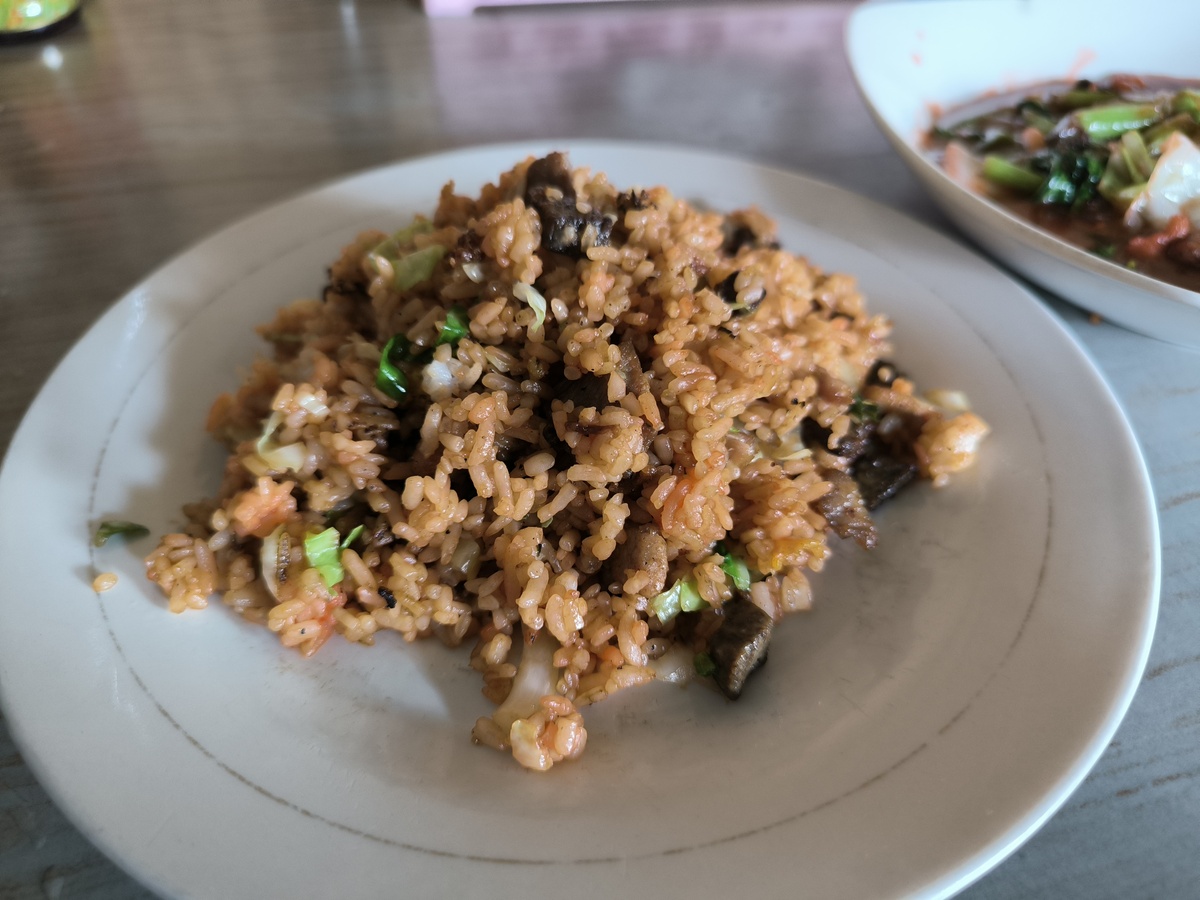 光头粉上浇的那一点点的肉沫是咋做的