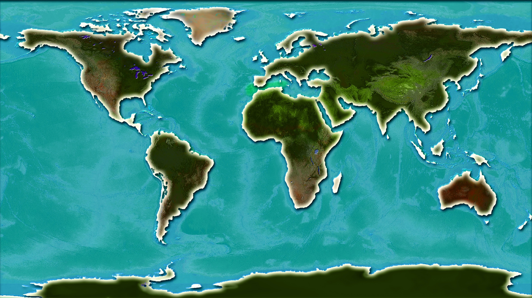 world map illustration