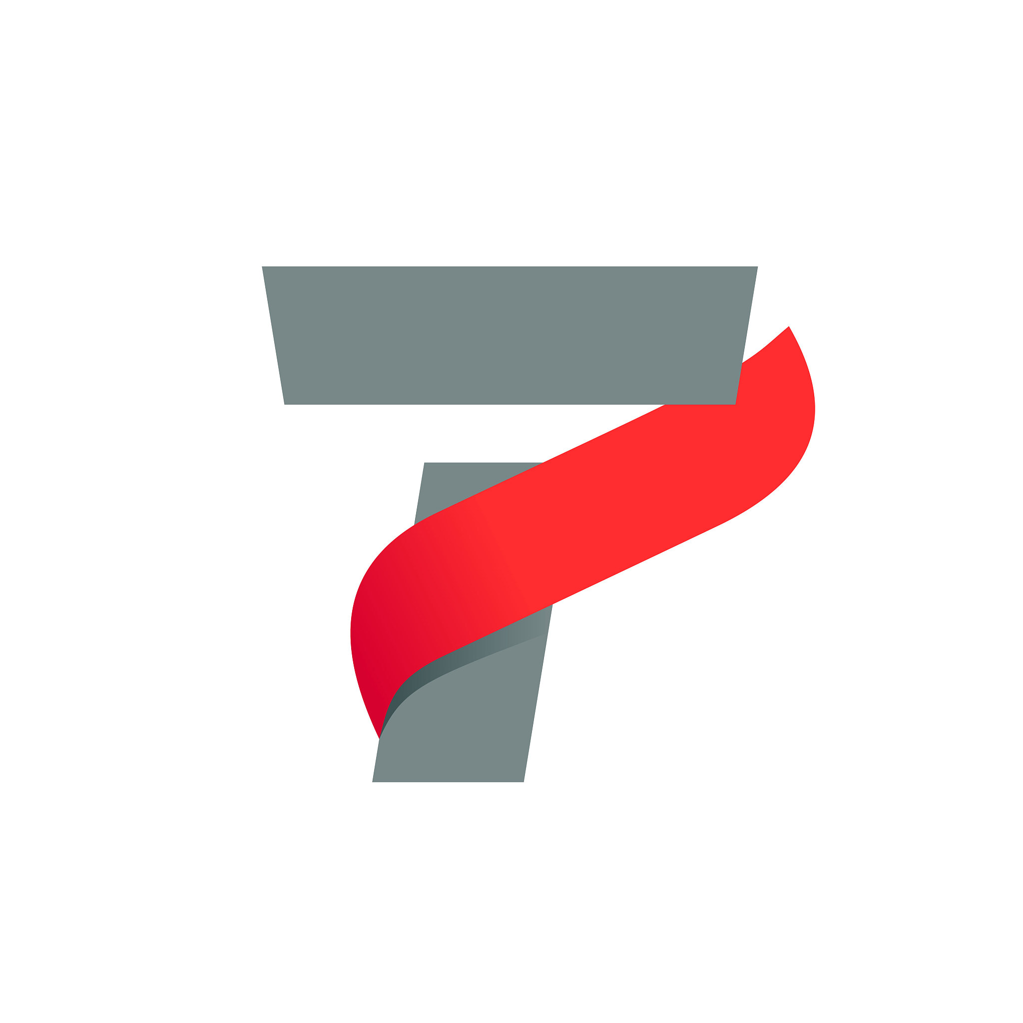 t letter logo with fast speed red wing.
