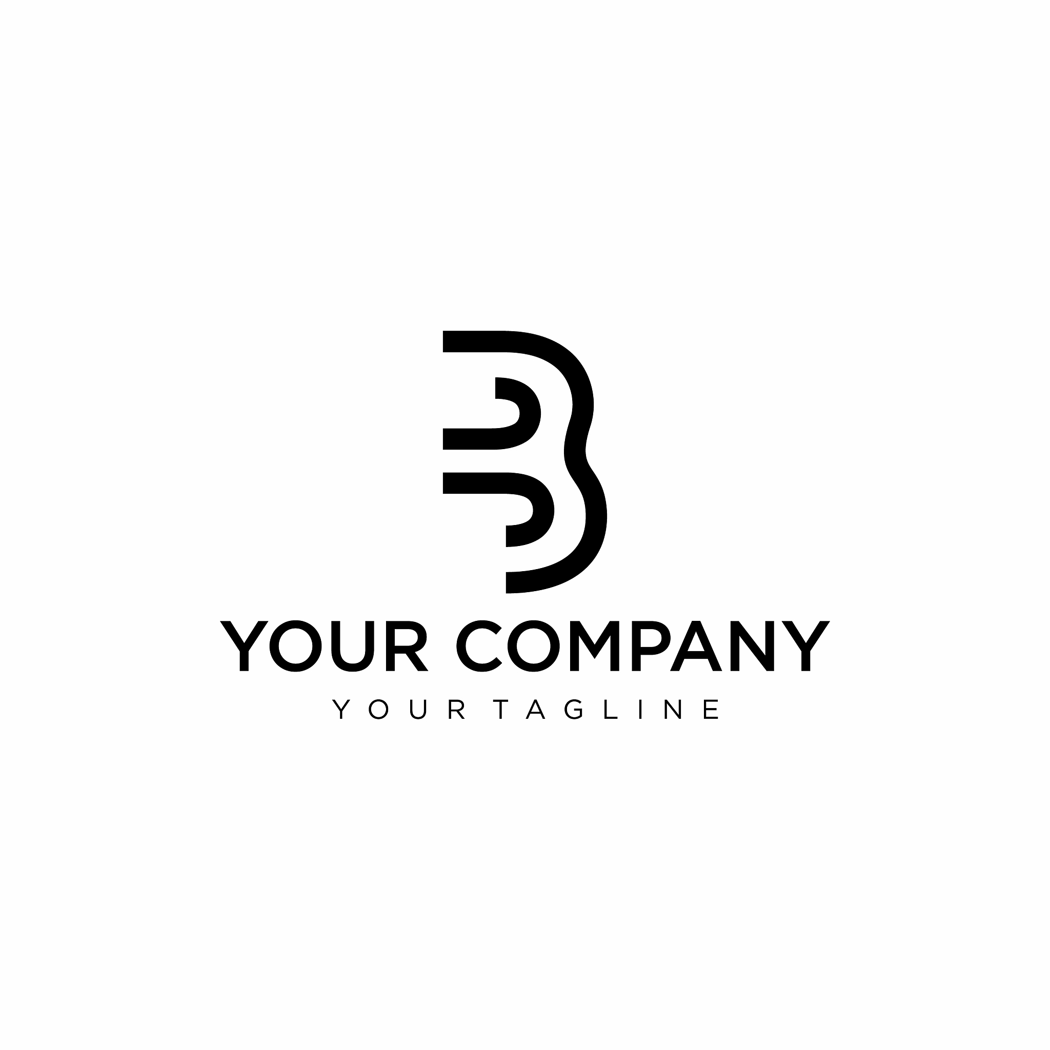 monogram b logo