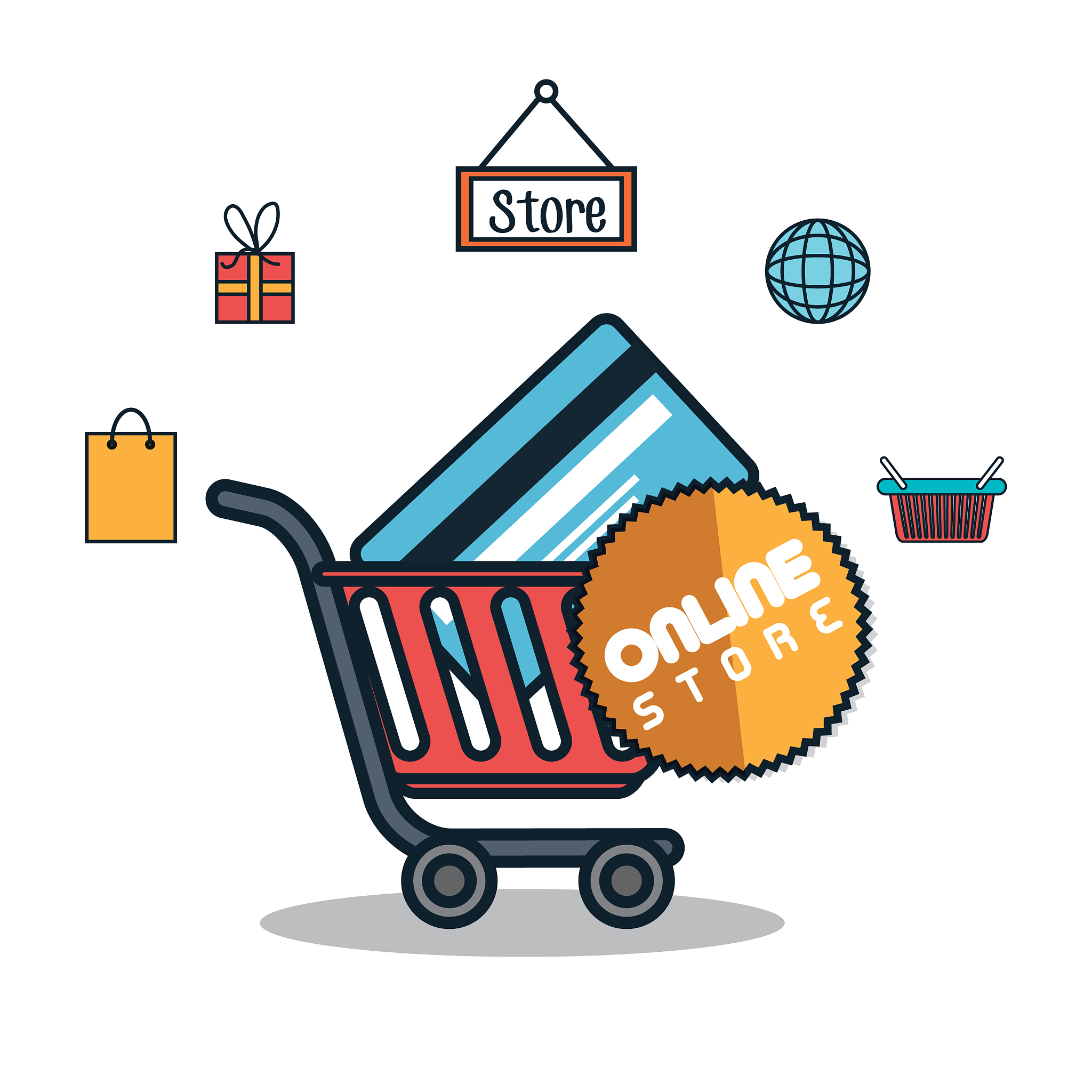 online store marketing icon