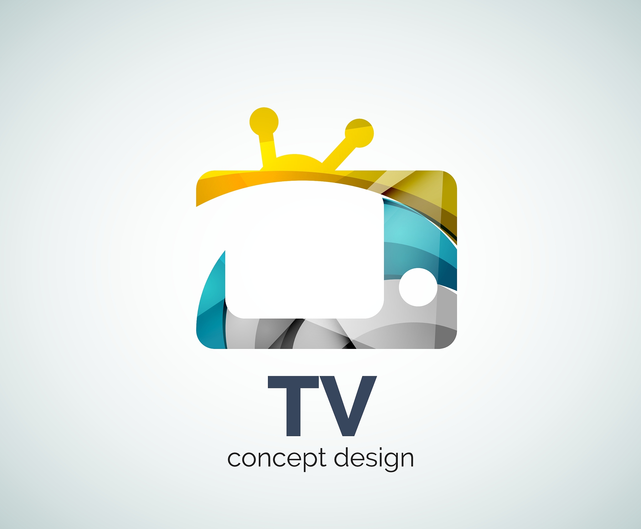 tv logo template