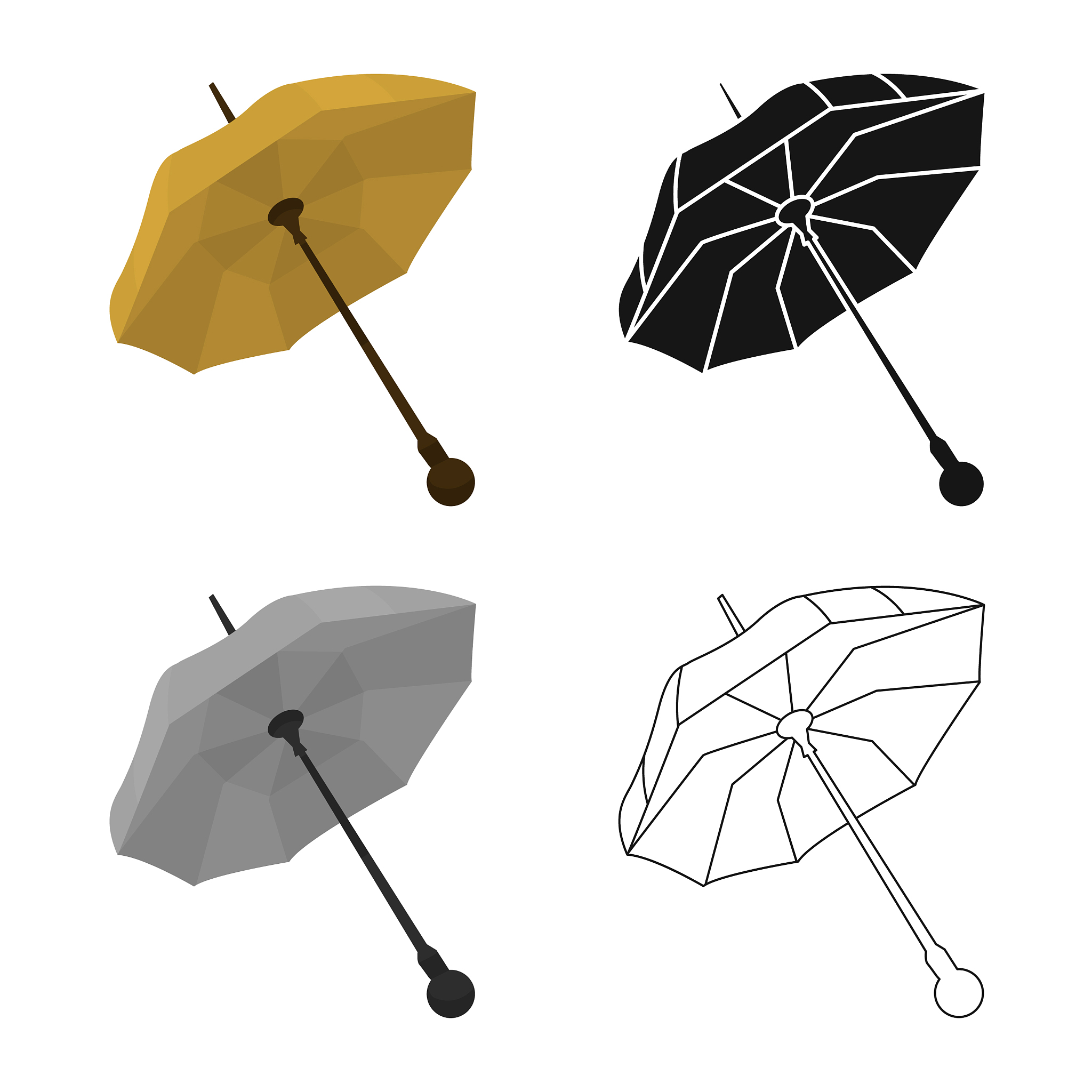 design parasol and spring sign