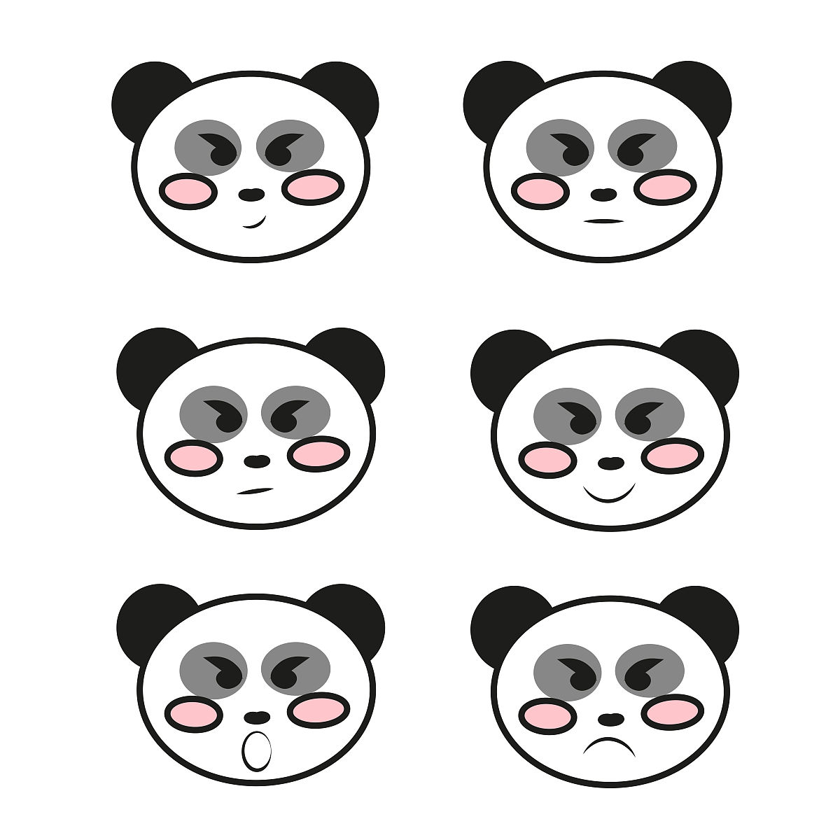 Adorable Panda Emoji Pack: Express Yourself with Cuteness Overload