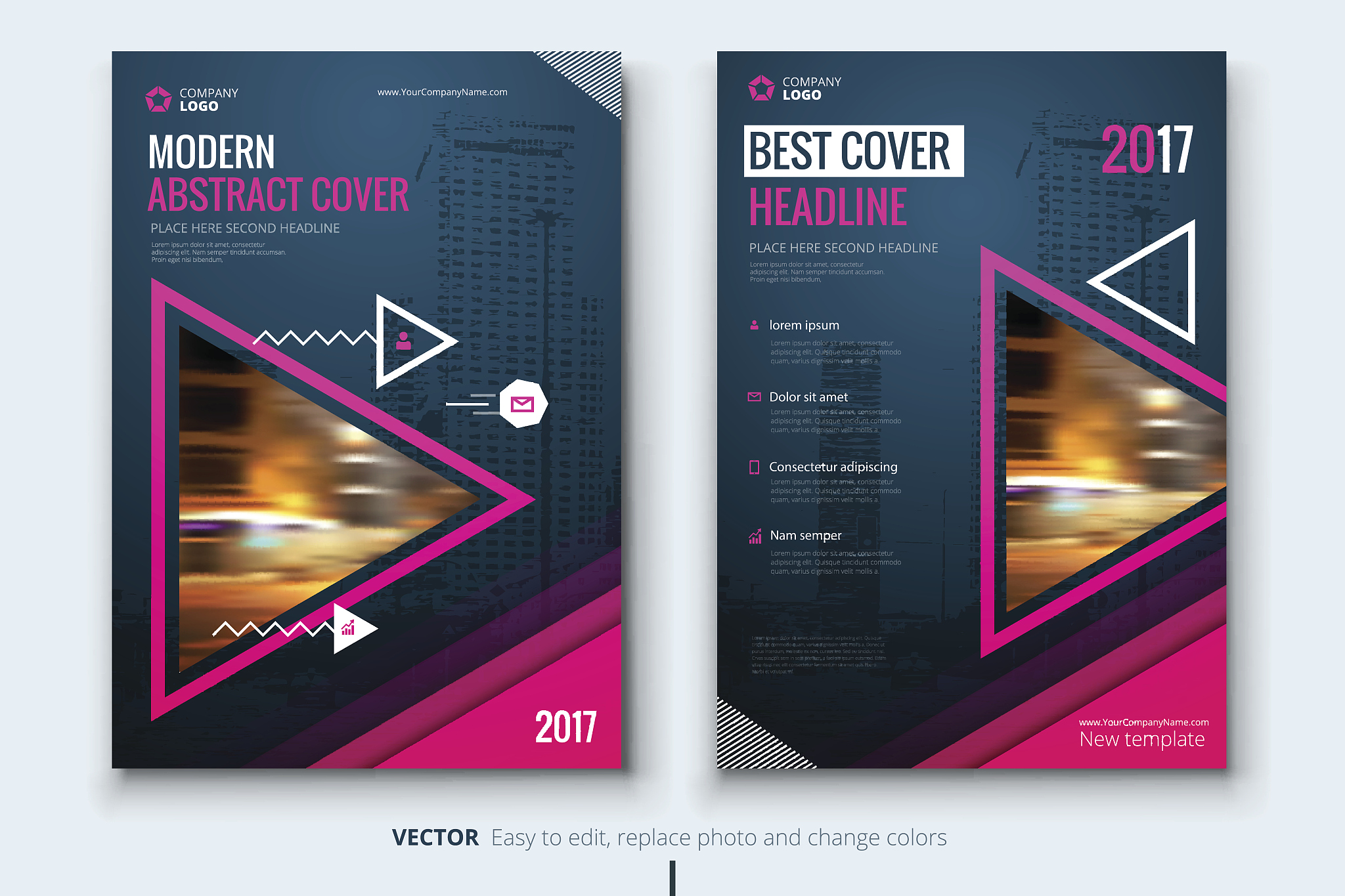 corporate business annual report cover, brochure or flyer design