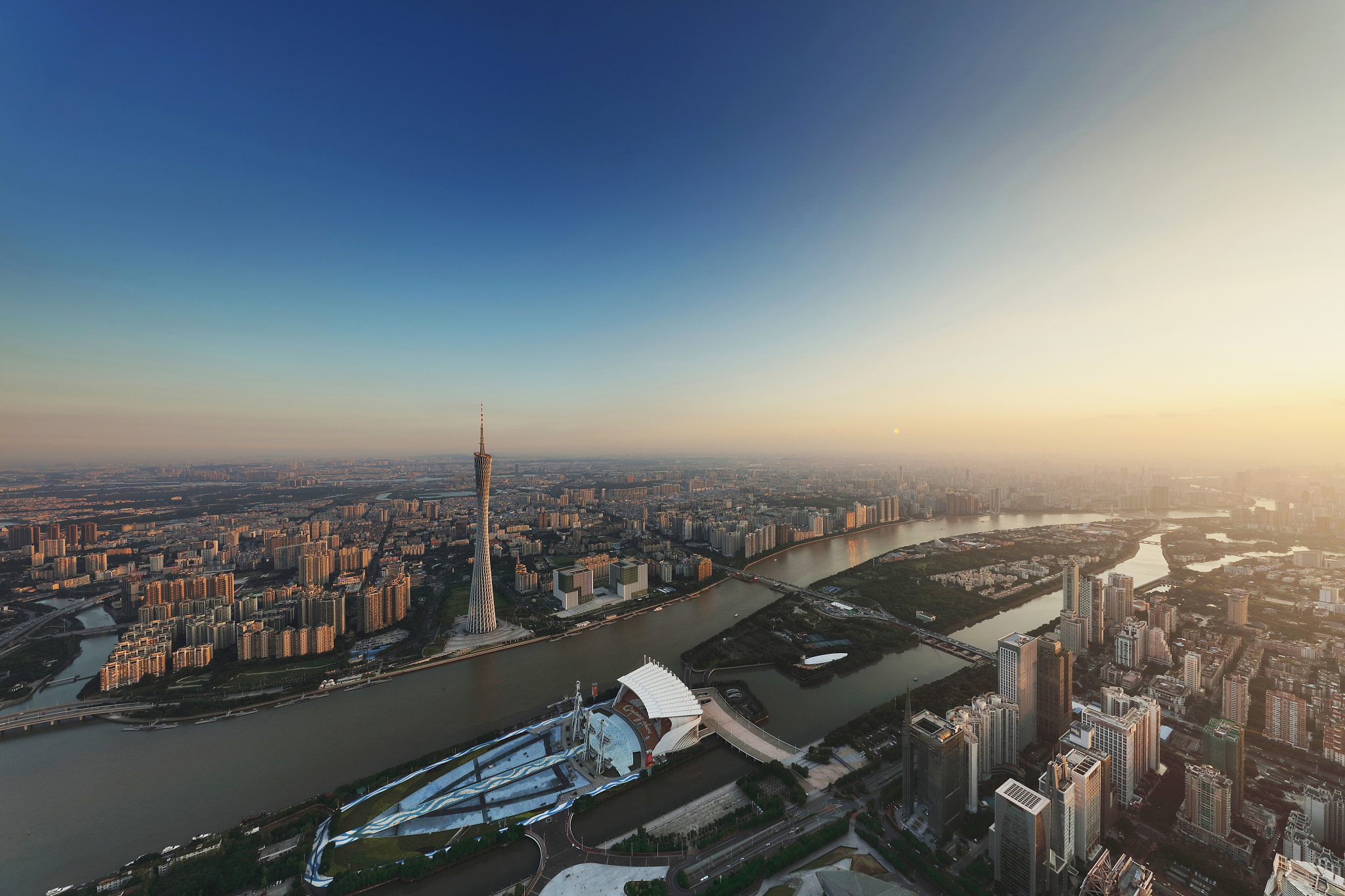 广东省广州城市建筑风光