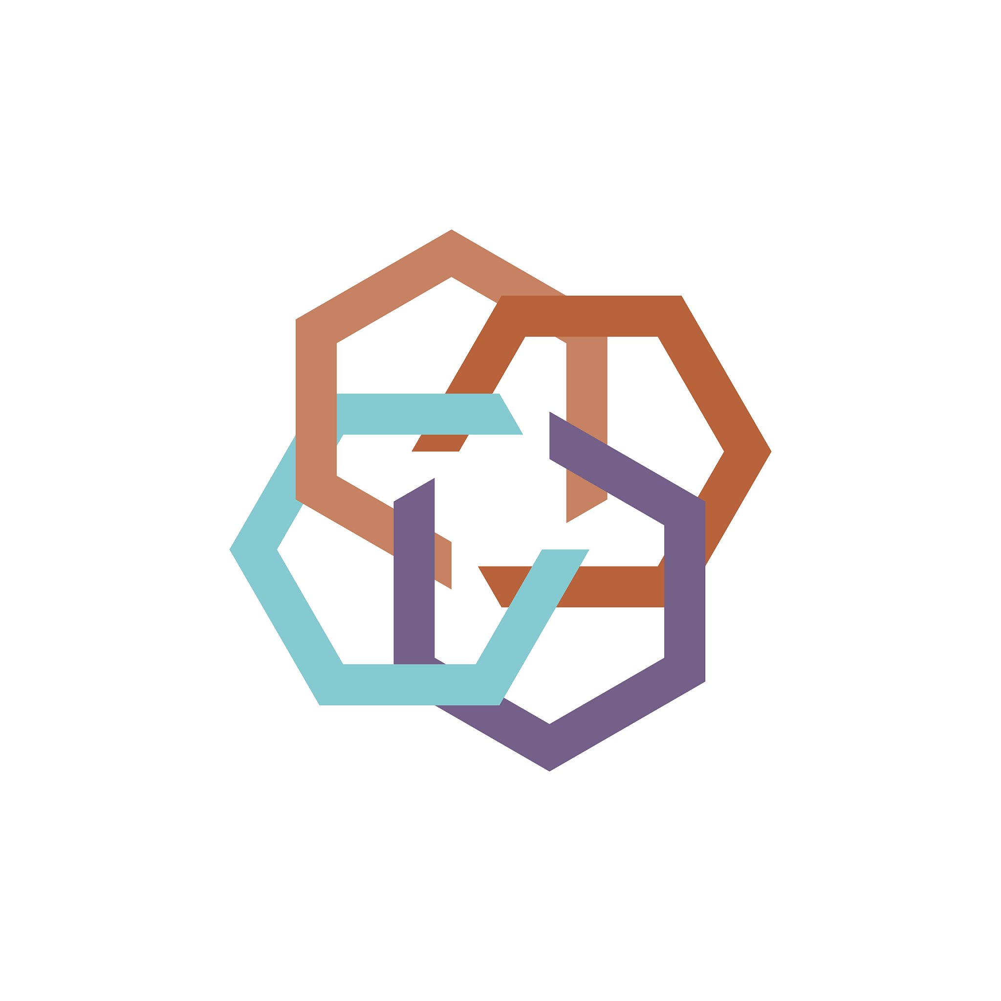 abstract hexagon logo