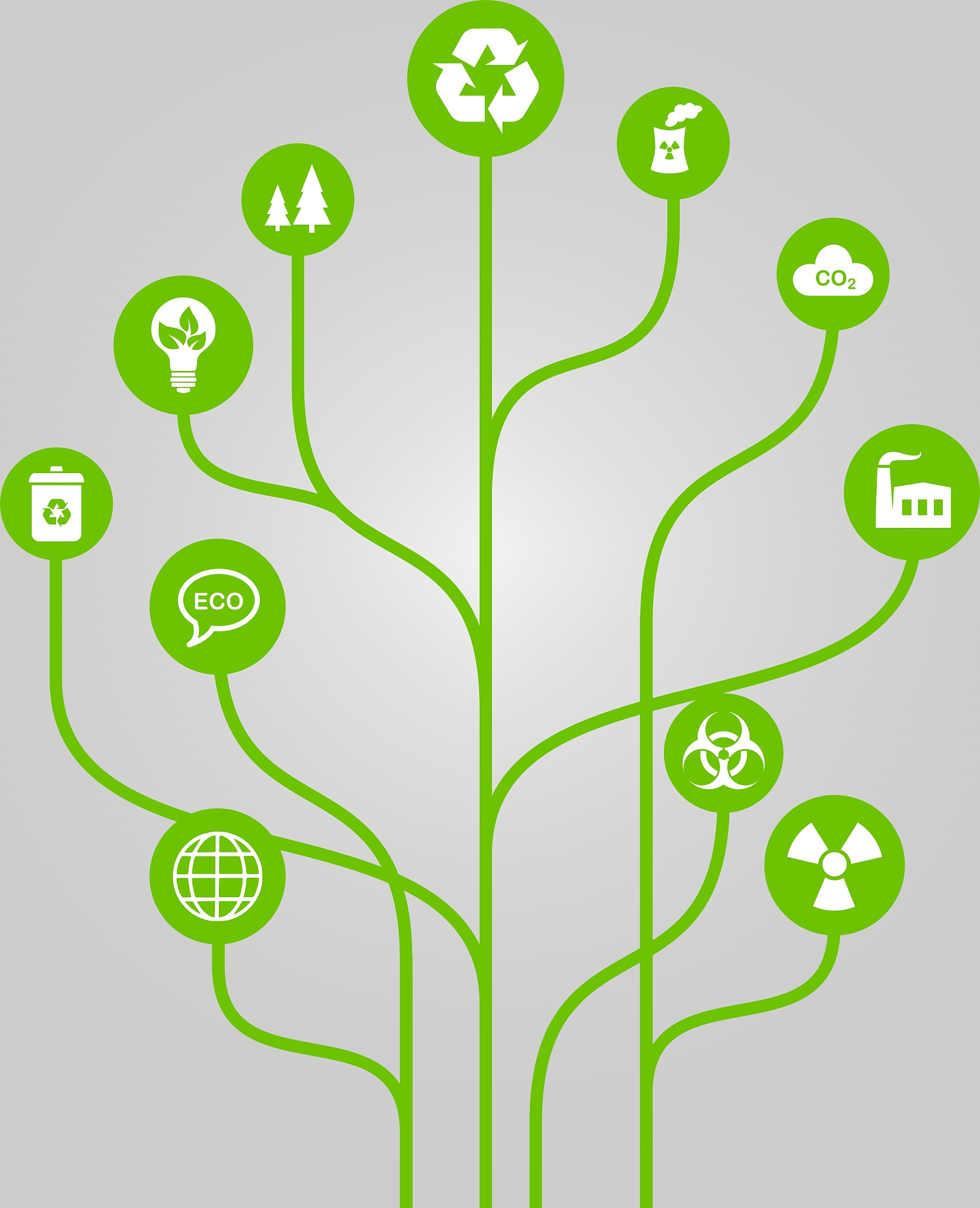 abstract icon tree - environment