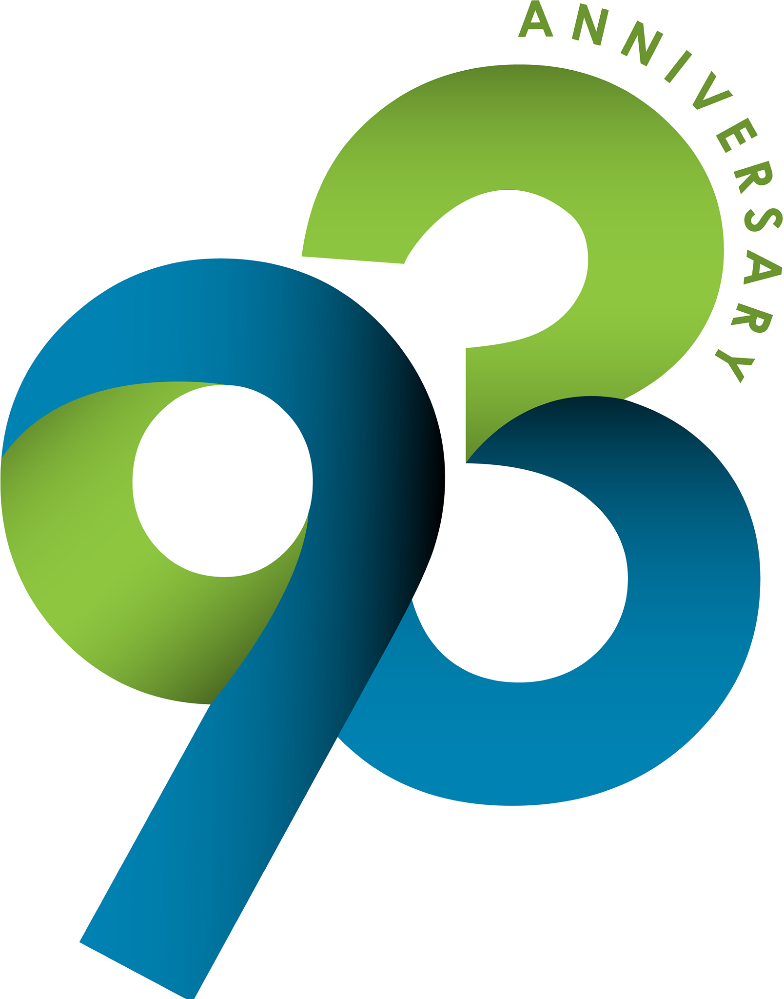 93 year anniversary template design