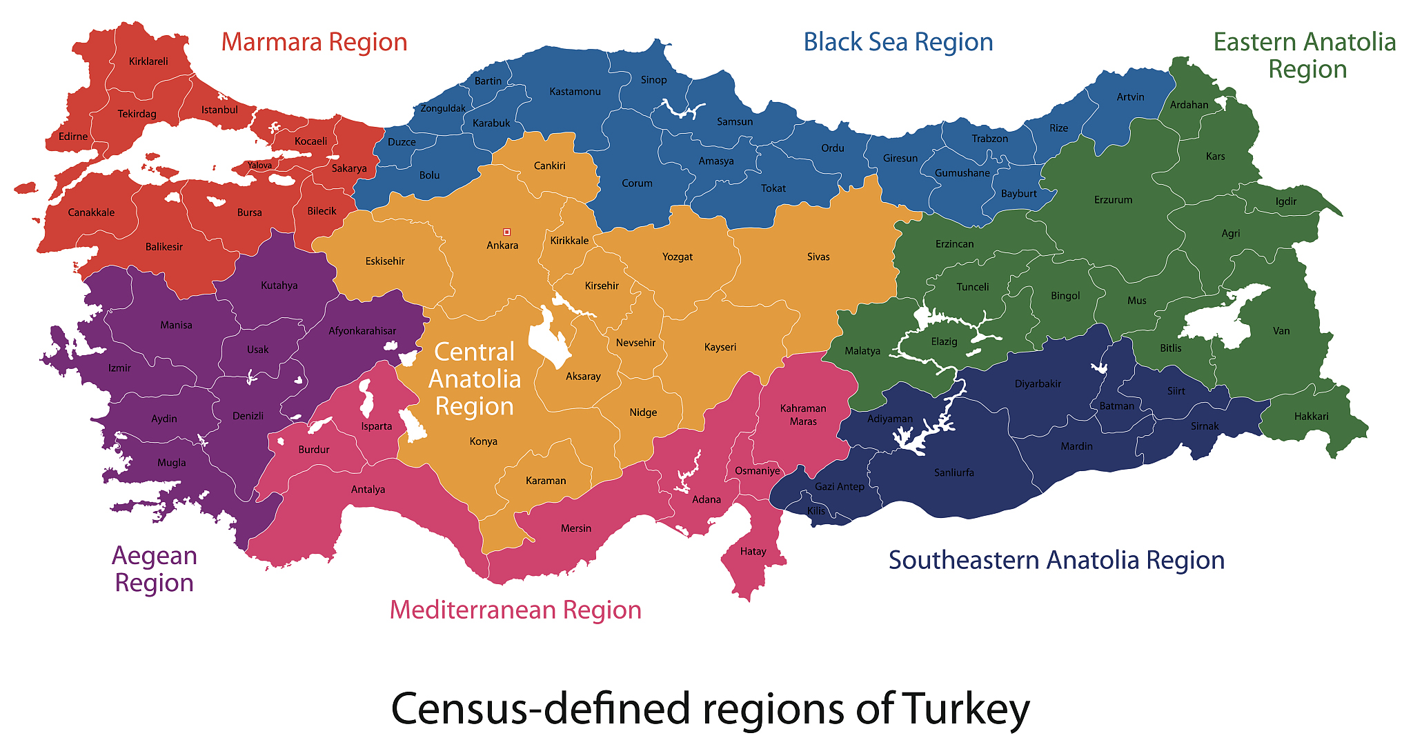 turkey map
