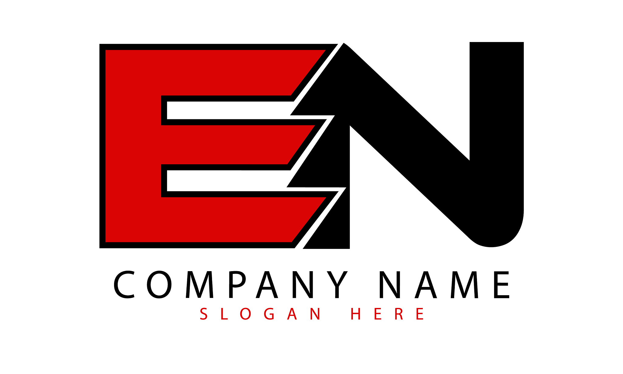 en initial logo