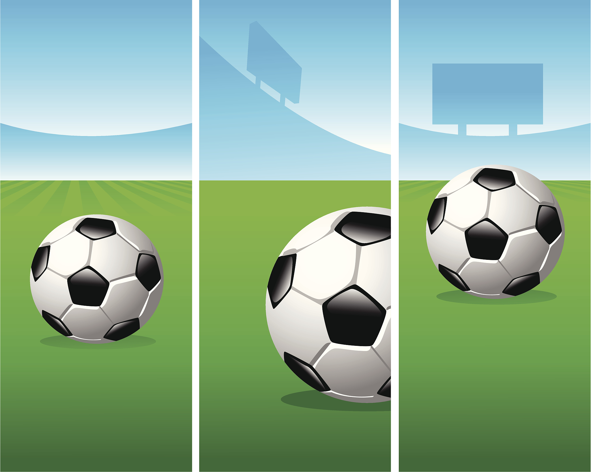 soccer vertical banners