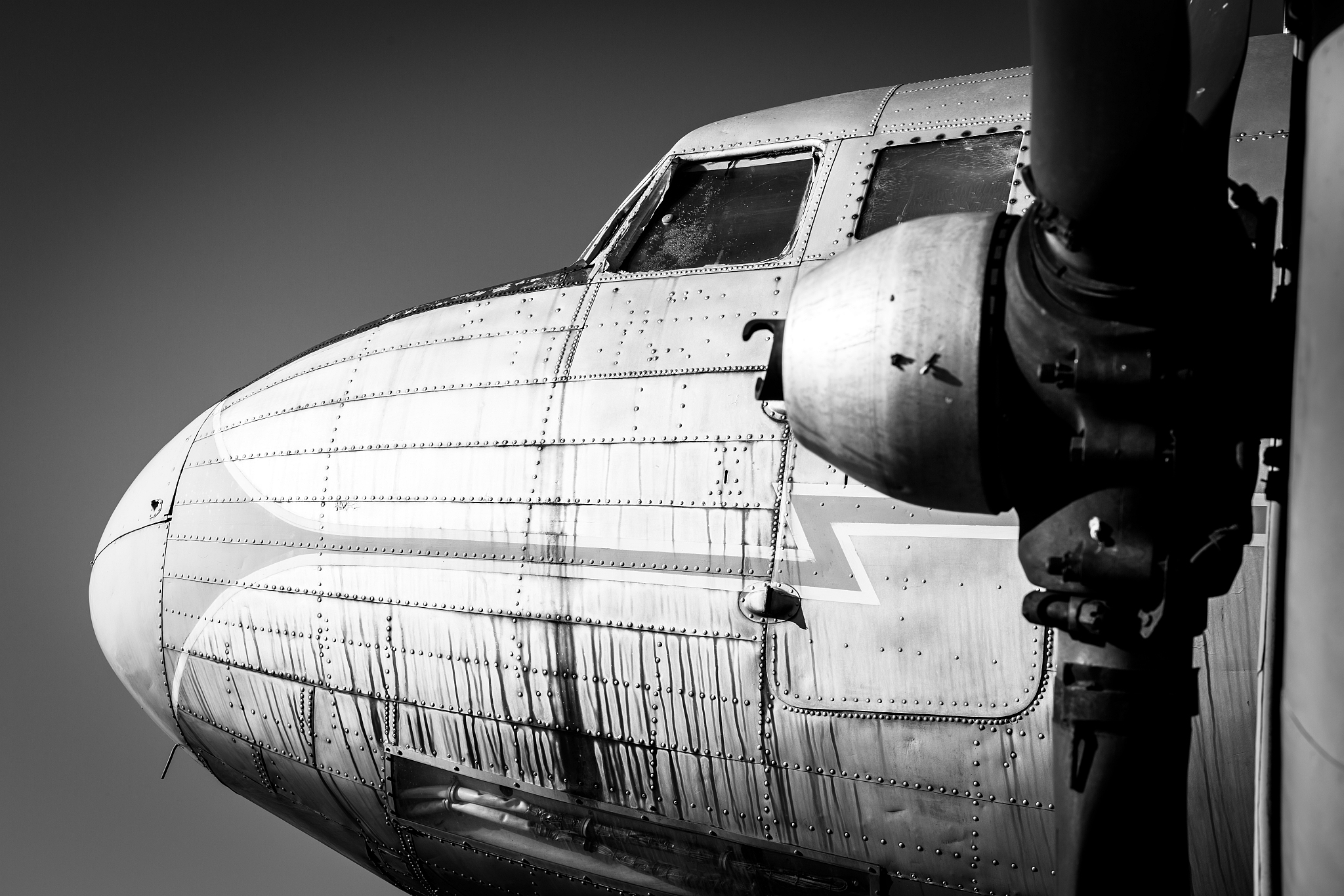 old vintage jet engine
