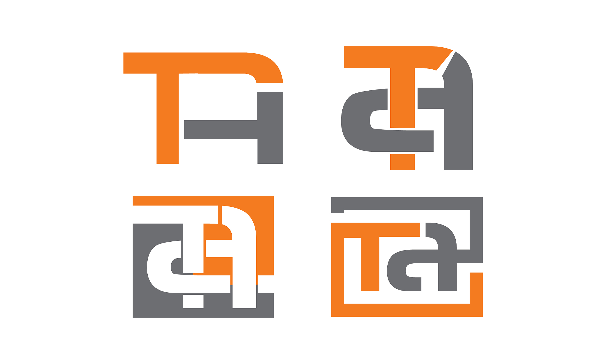 logotype modern template set