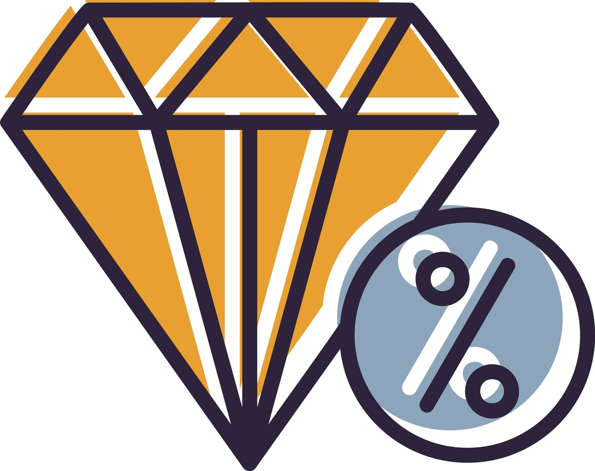 请写一个html五边形钻石里面有一个V的文字会员图标效果的代码