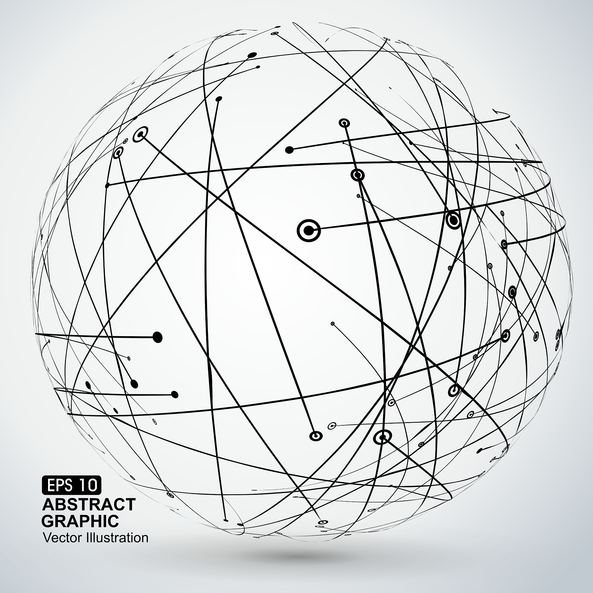 point and curve constructed the sphere wireframe