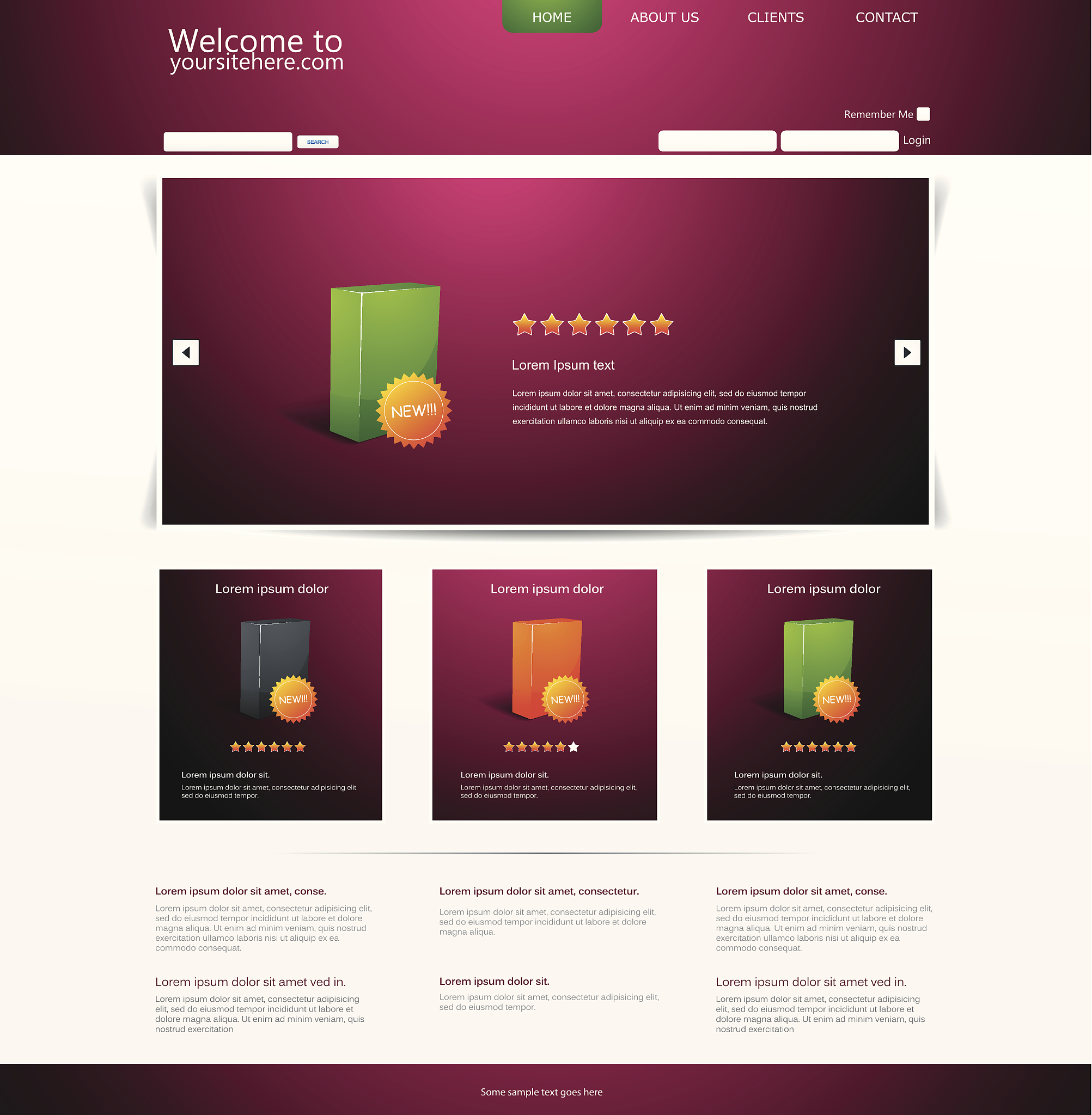 web template