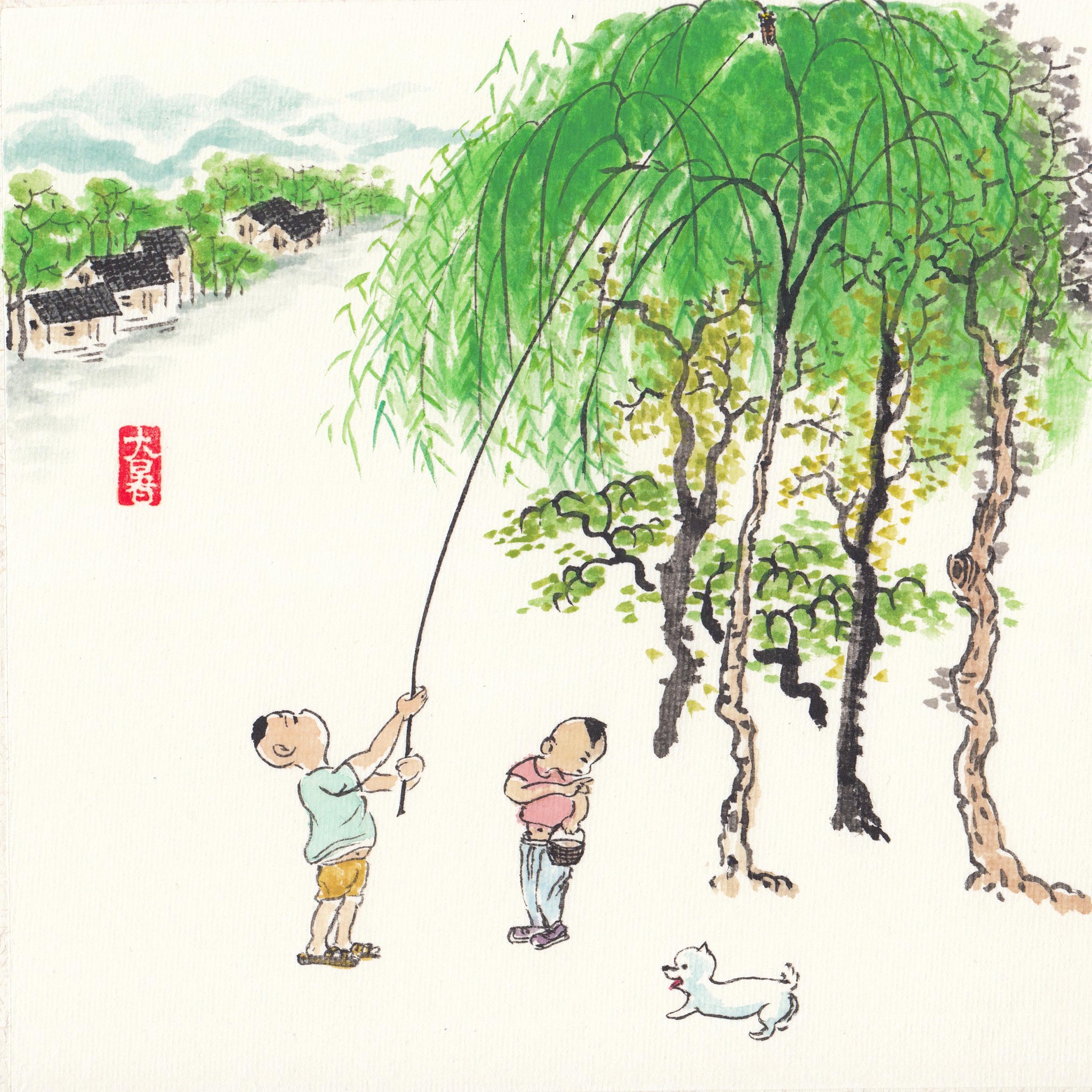 用特别含蓄的话来形容回忆童年