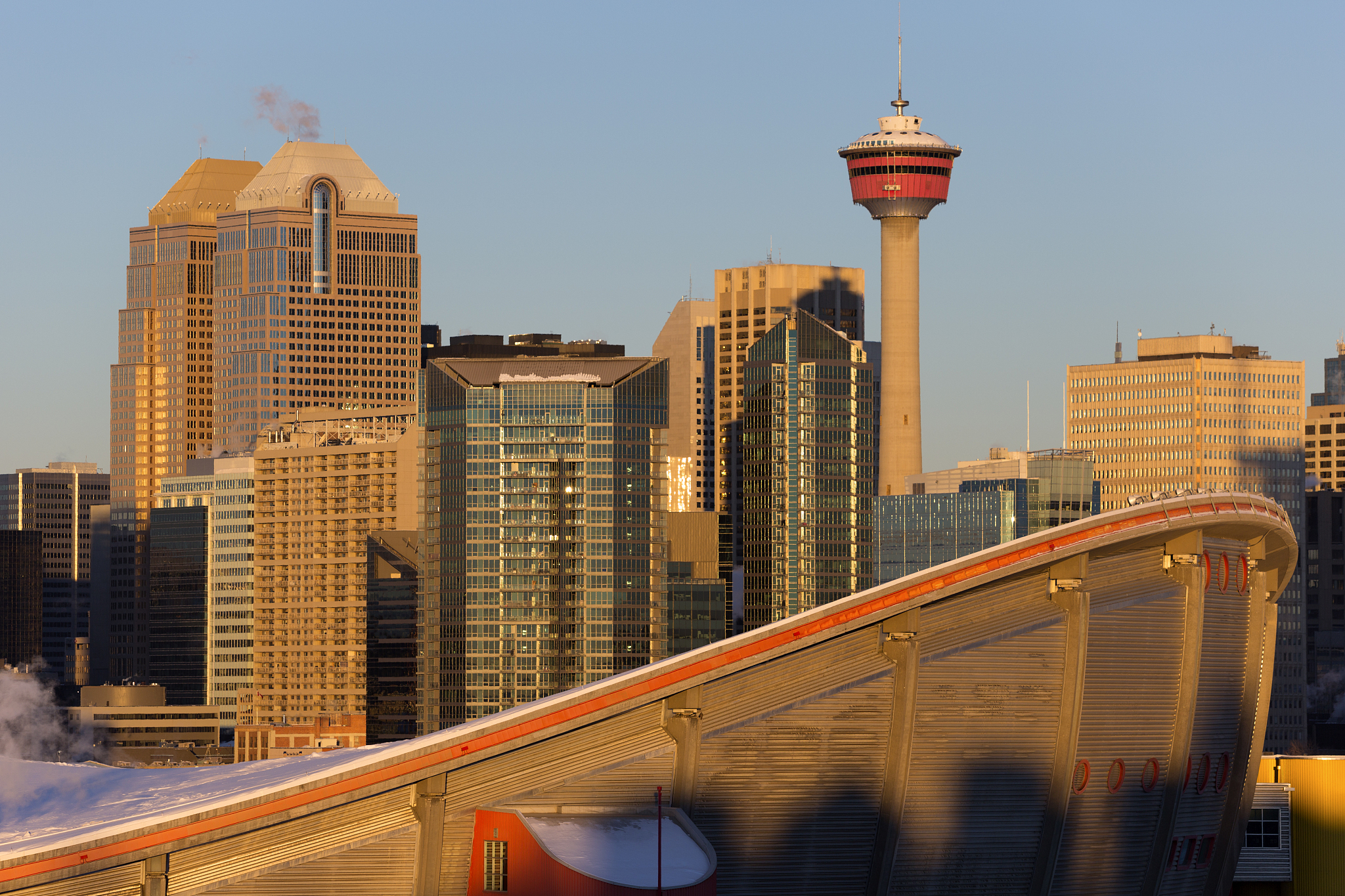 downtown calgary skyline