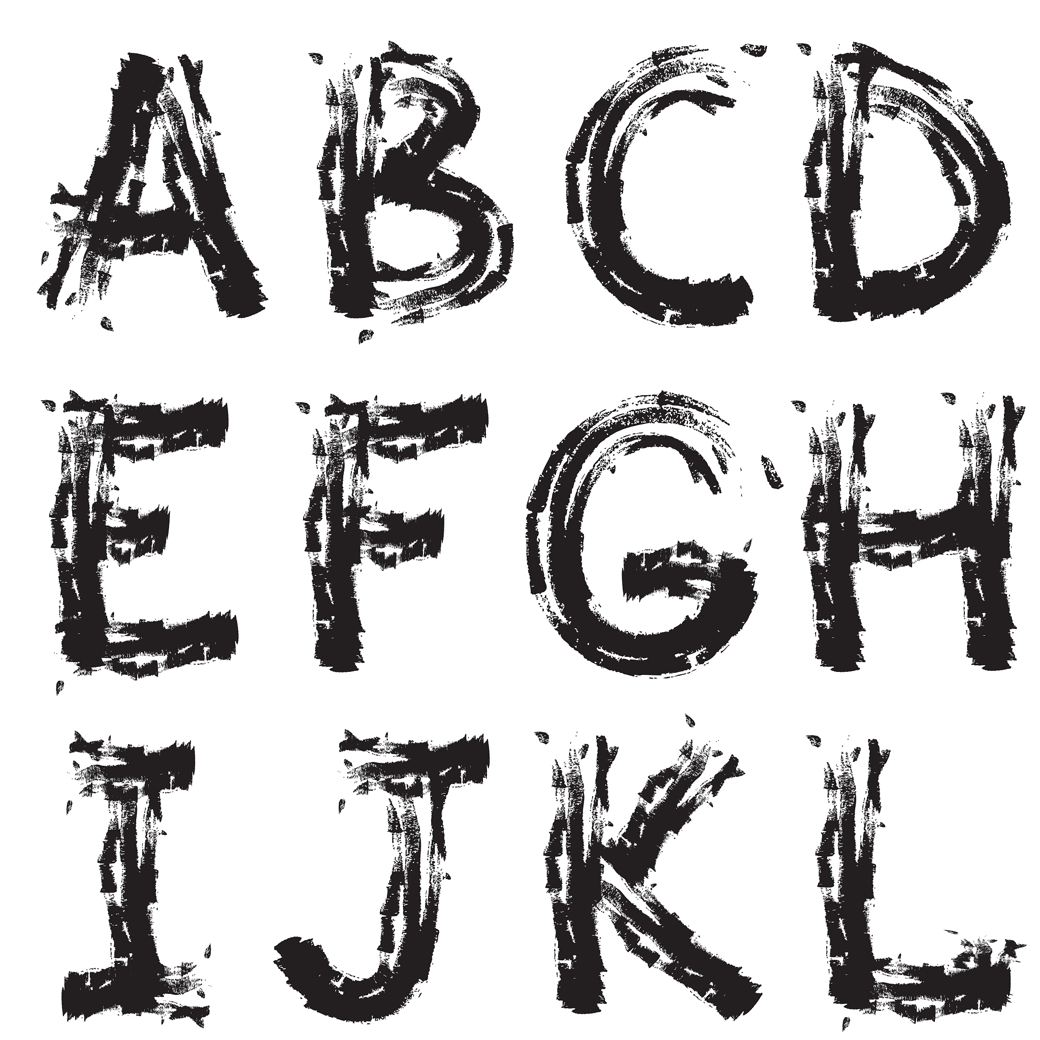 grunge font