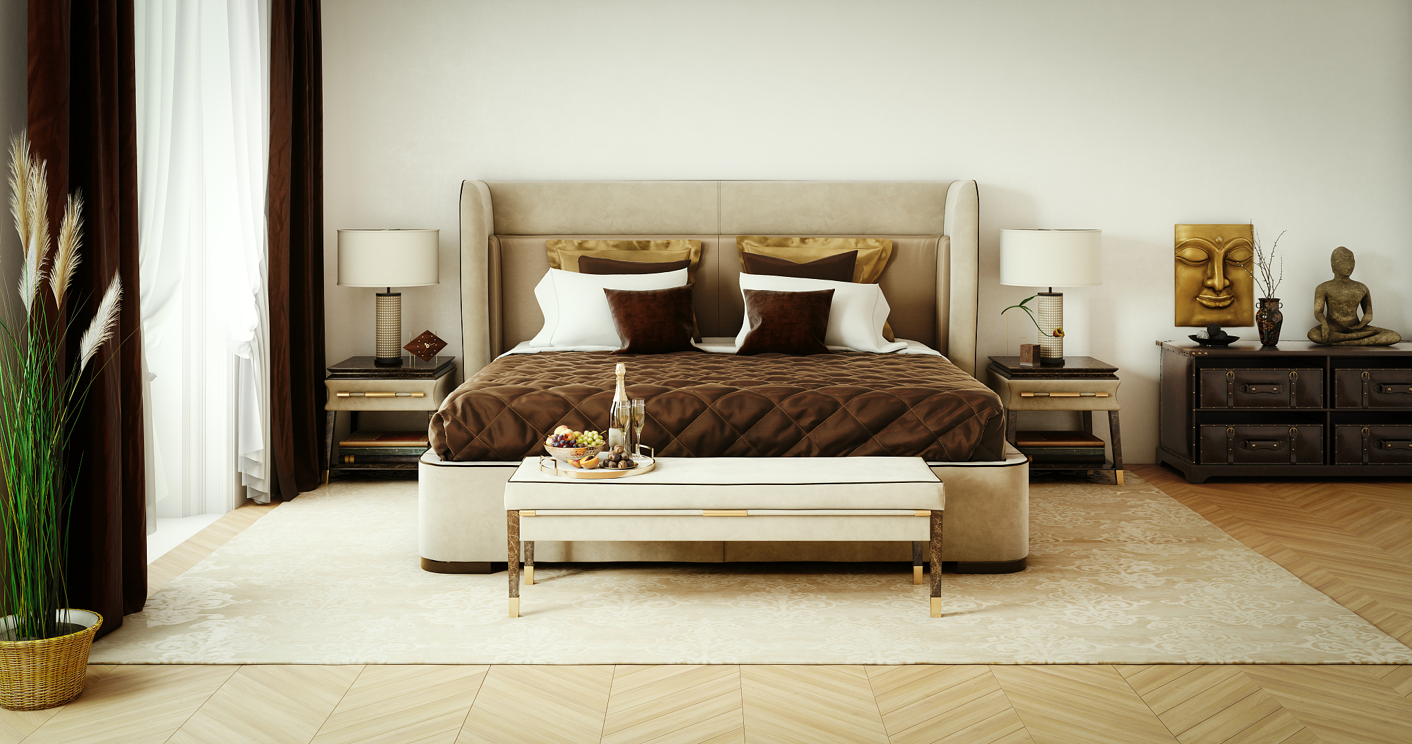 classy bedroom interior