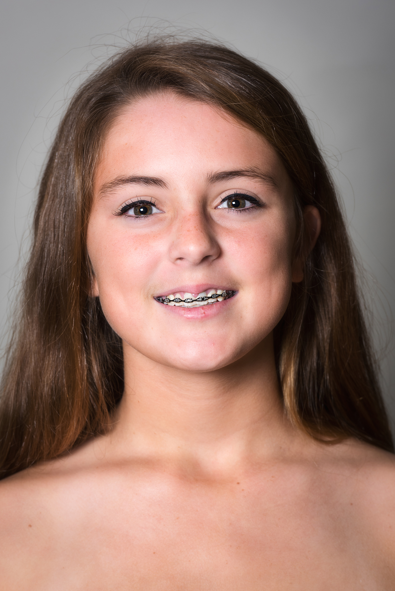 smiling teenage girl