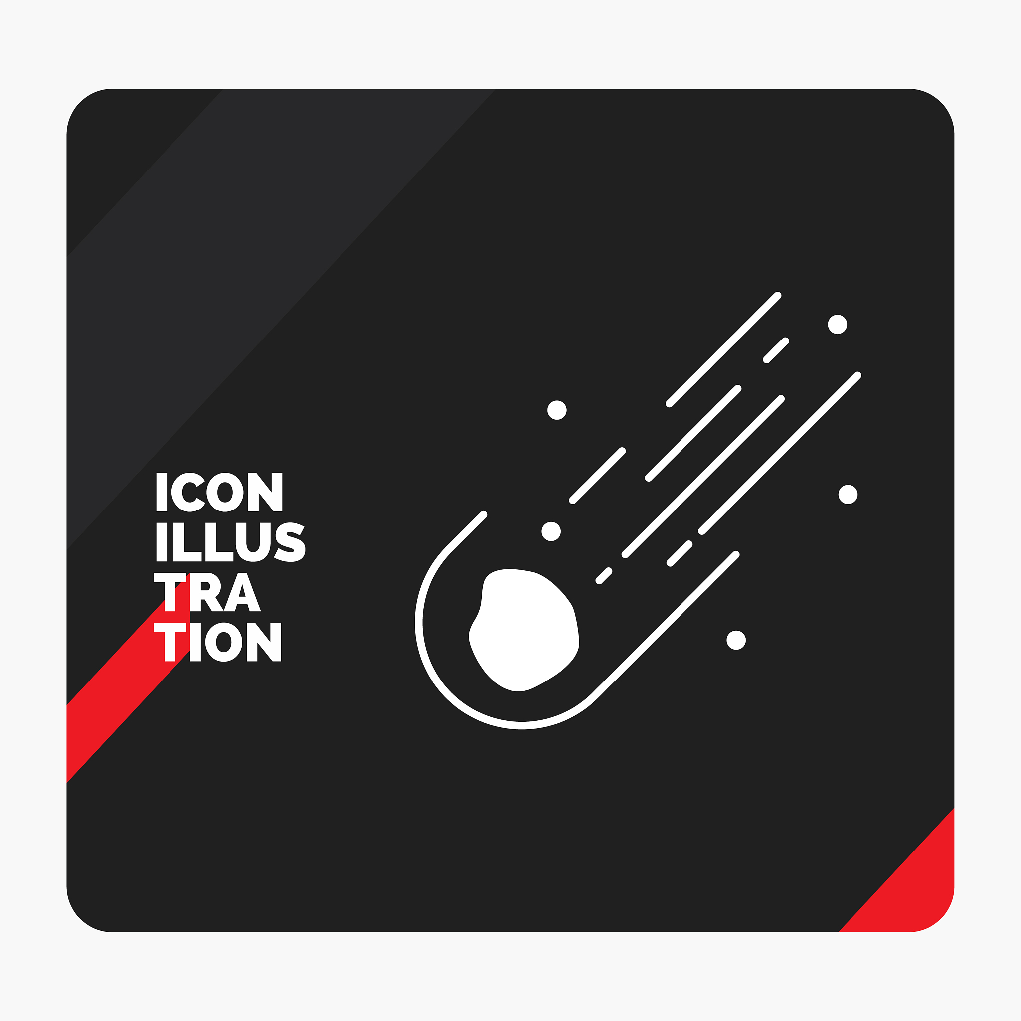 red and black creative presentation background