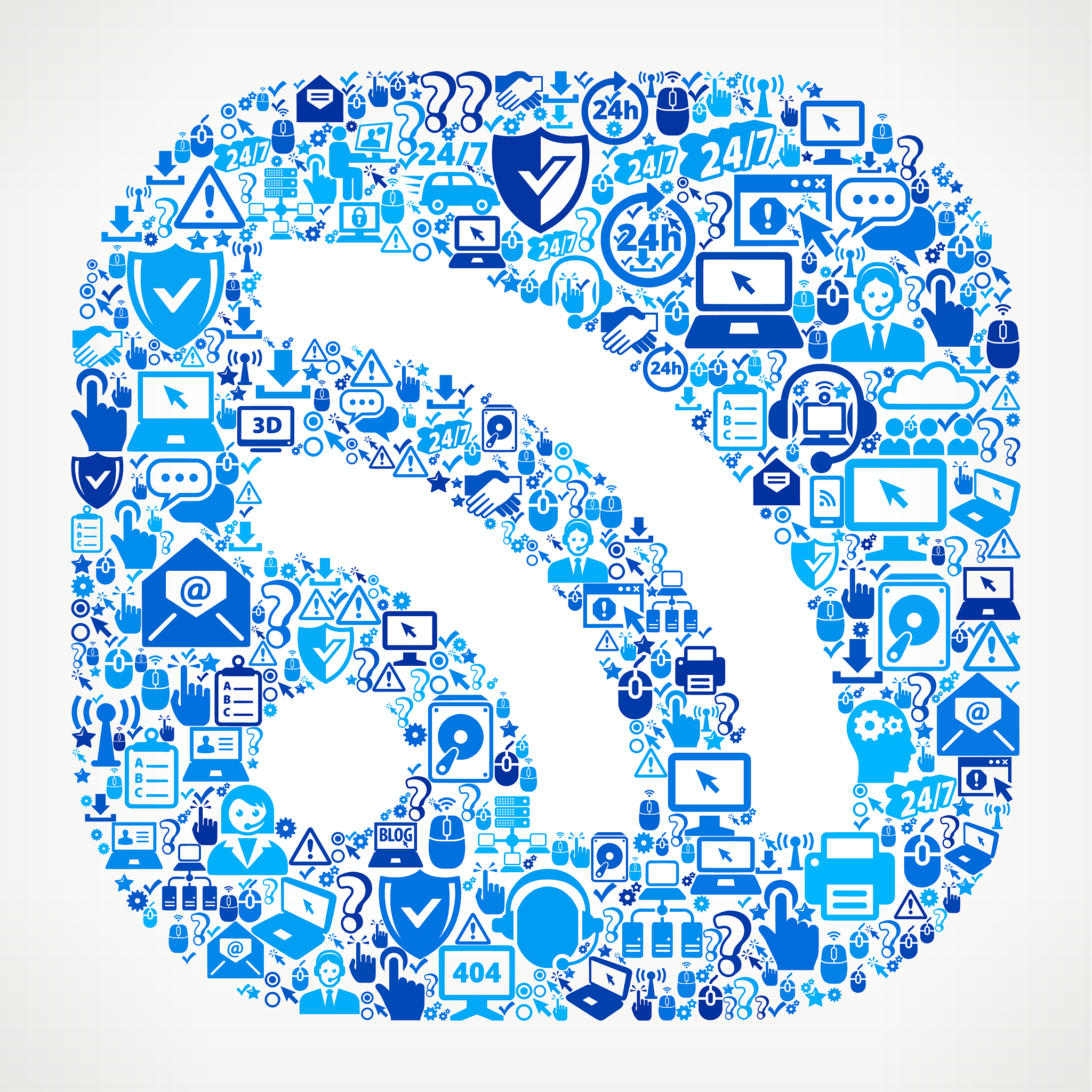 wi-fi  tech support vector icon pattern