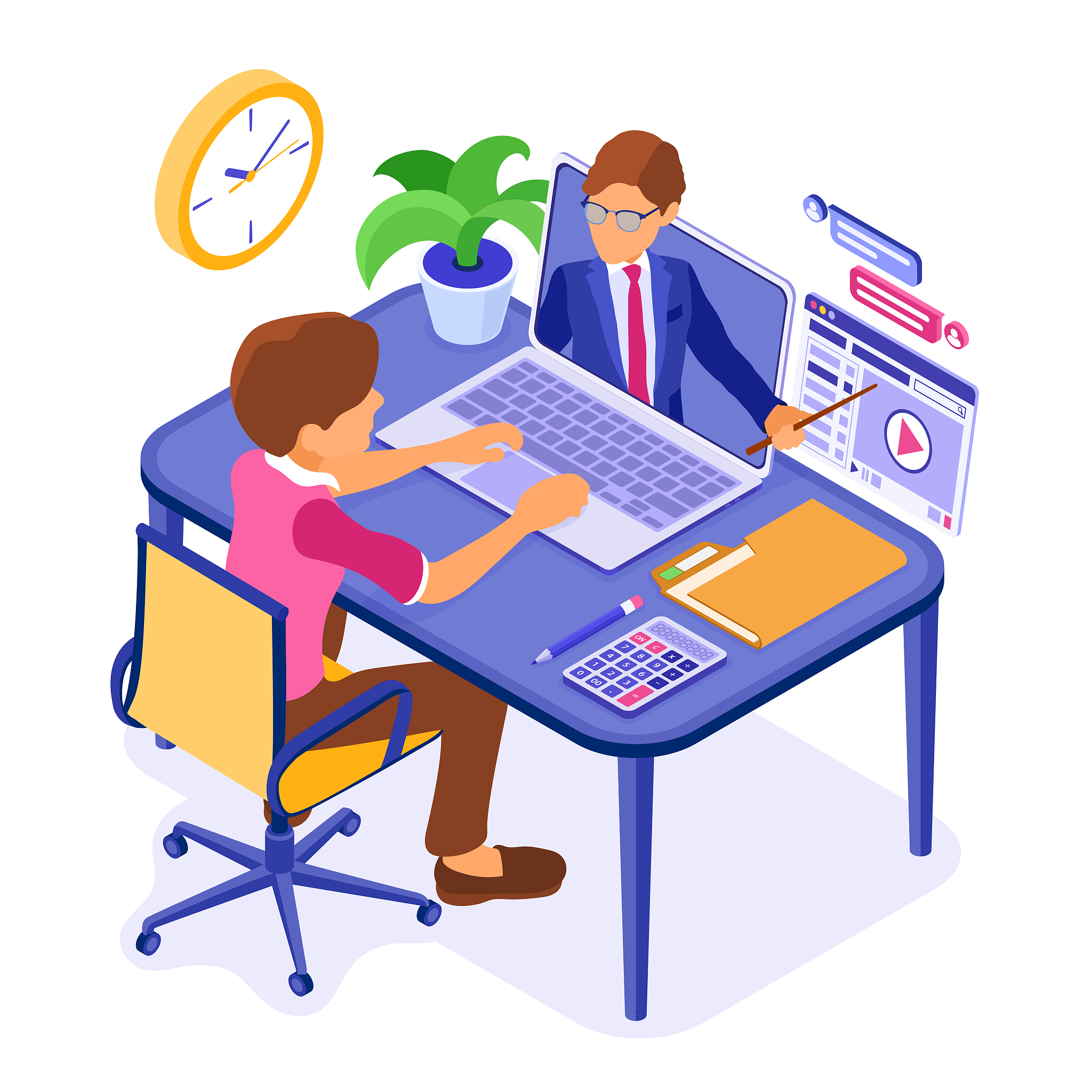 online distance education from home