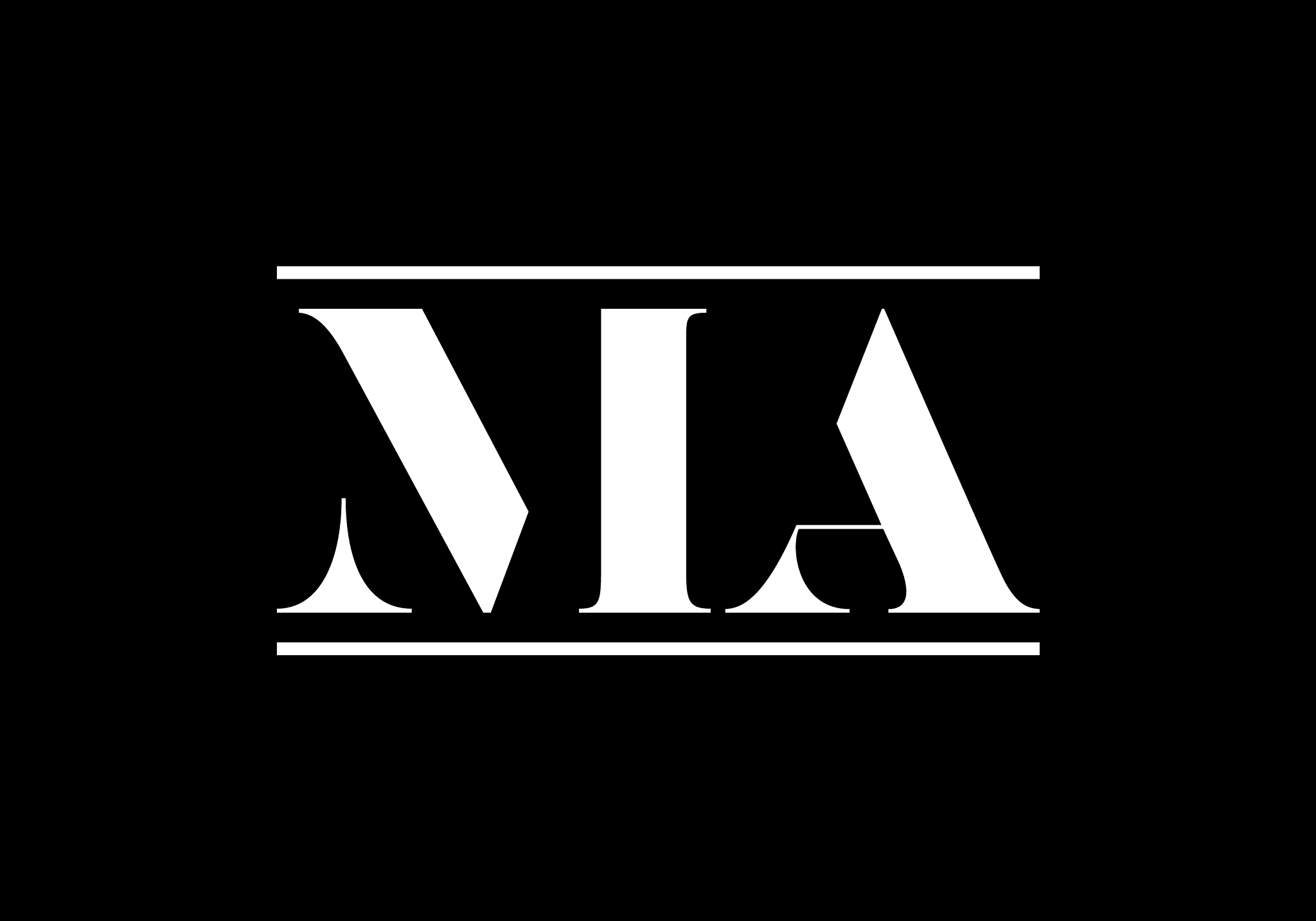 initial letter m a logo design template monogram