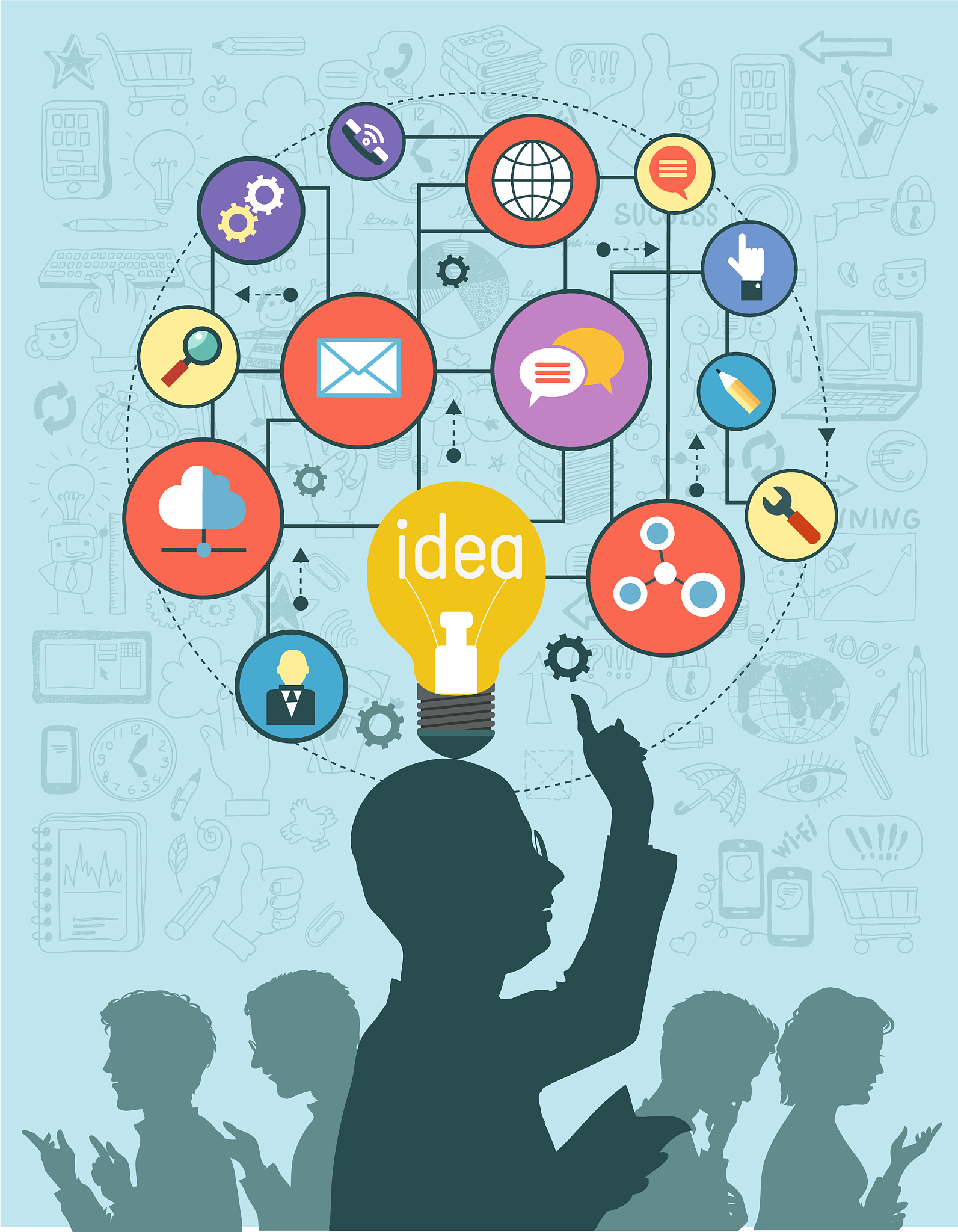 business idea infographics
