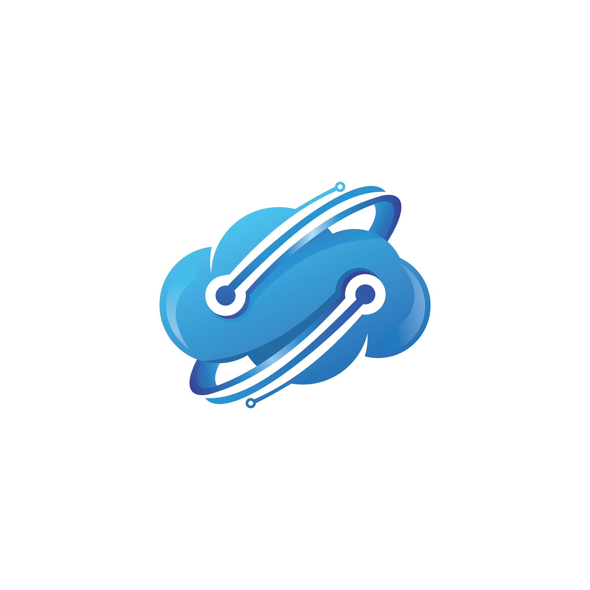 cloud logo template