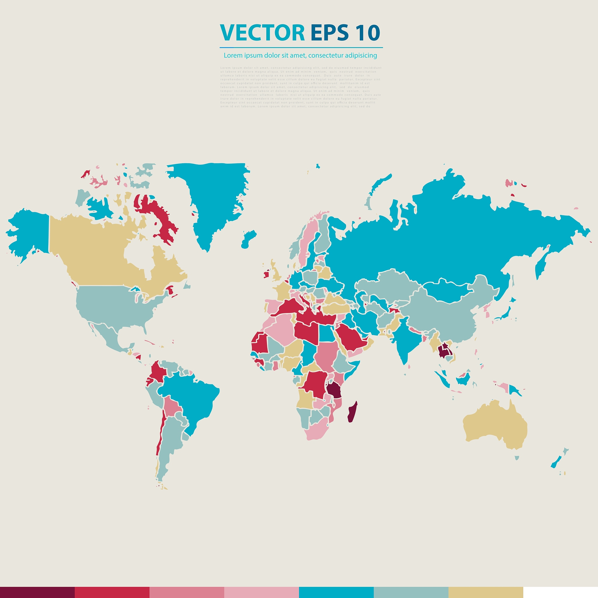 abstract telecommunication earth map