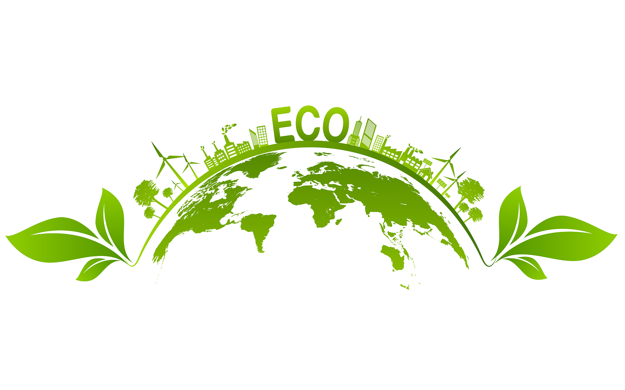 ecology concept and environmental ,banner design elements for su