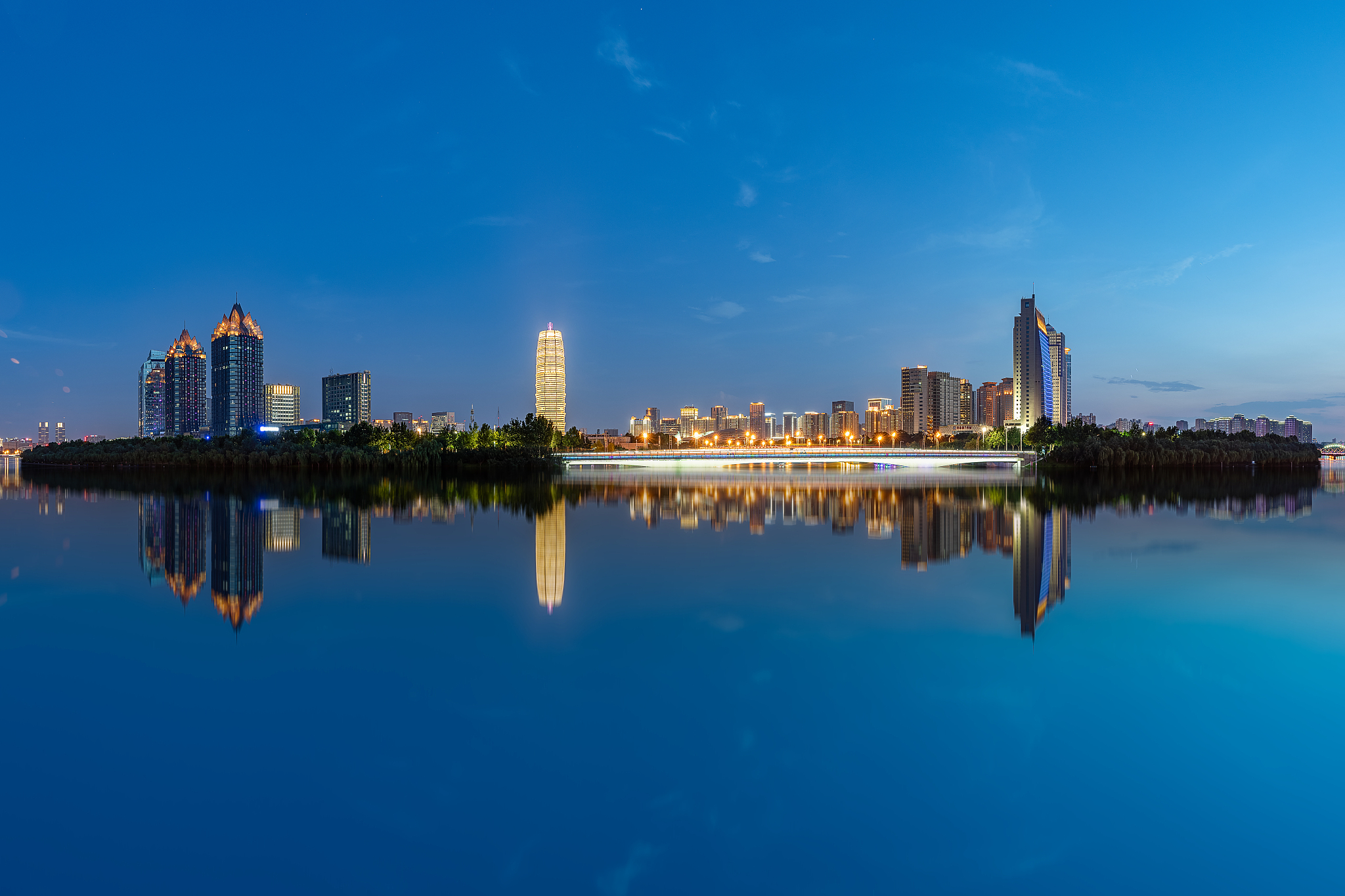 郑州城市夜景高清图