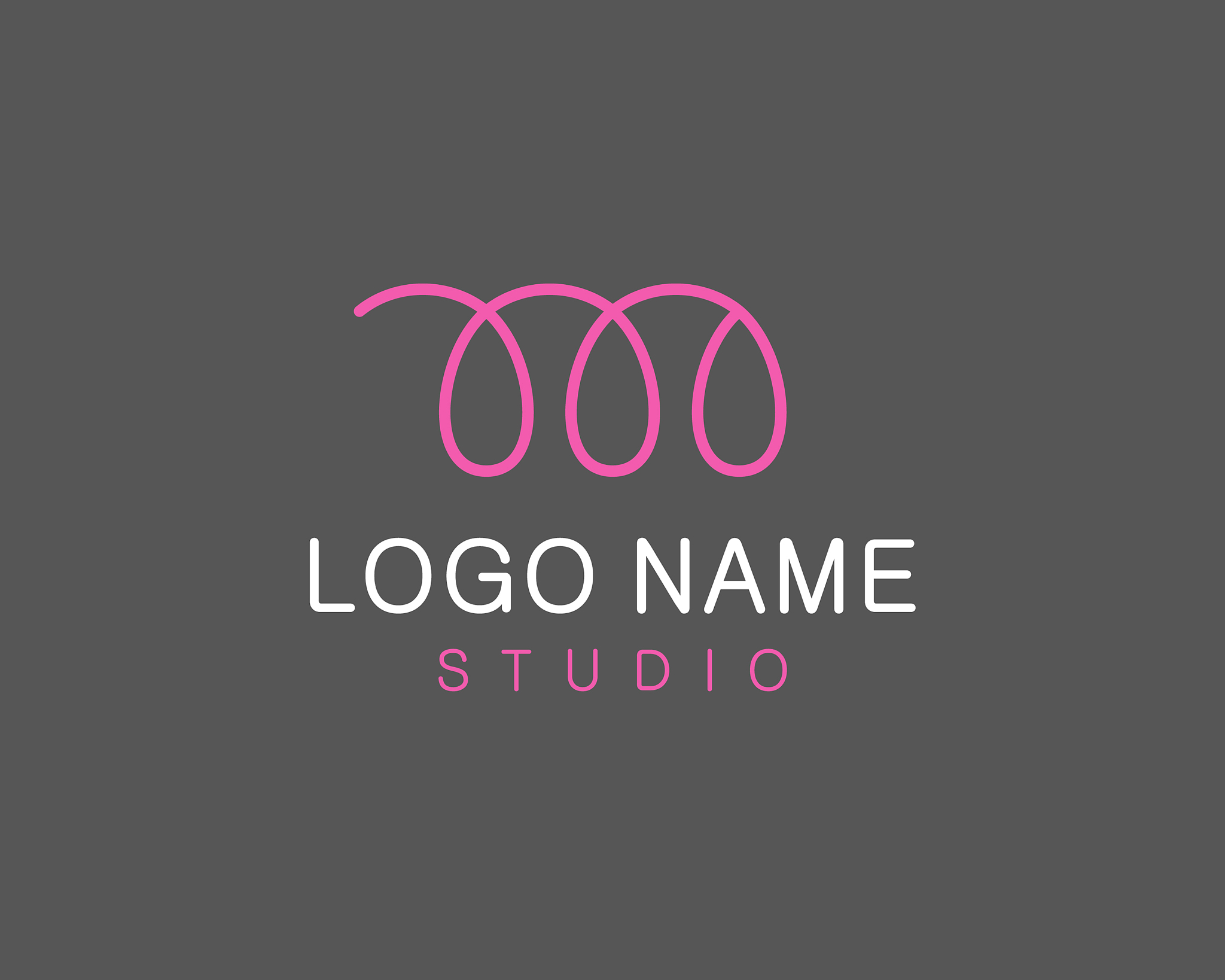 abstract letter m logo for business