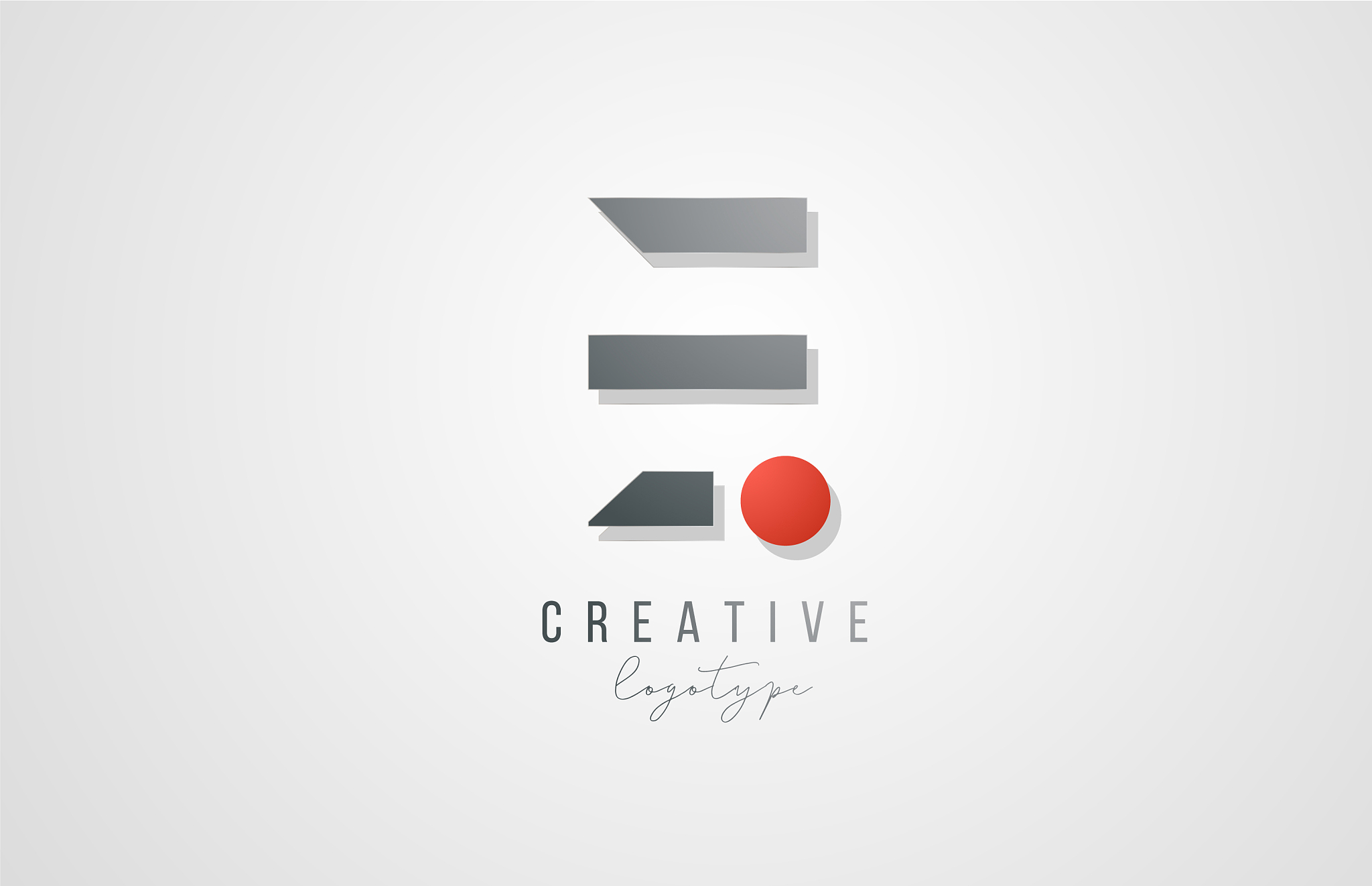letter e logo alphabet icon design template
