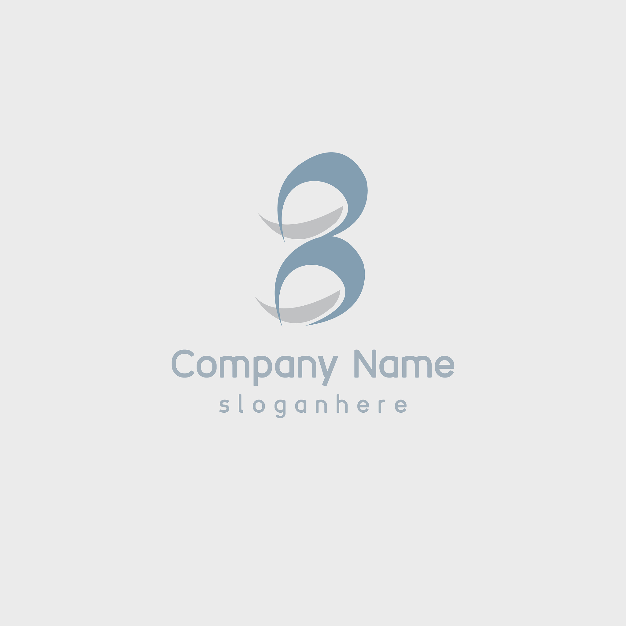 number 8 element symbol design template