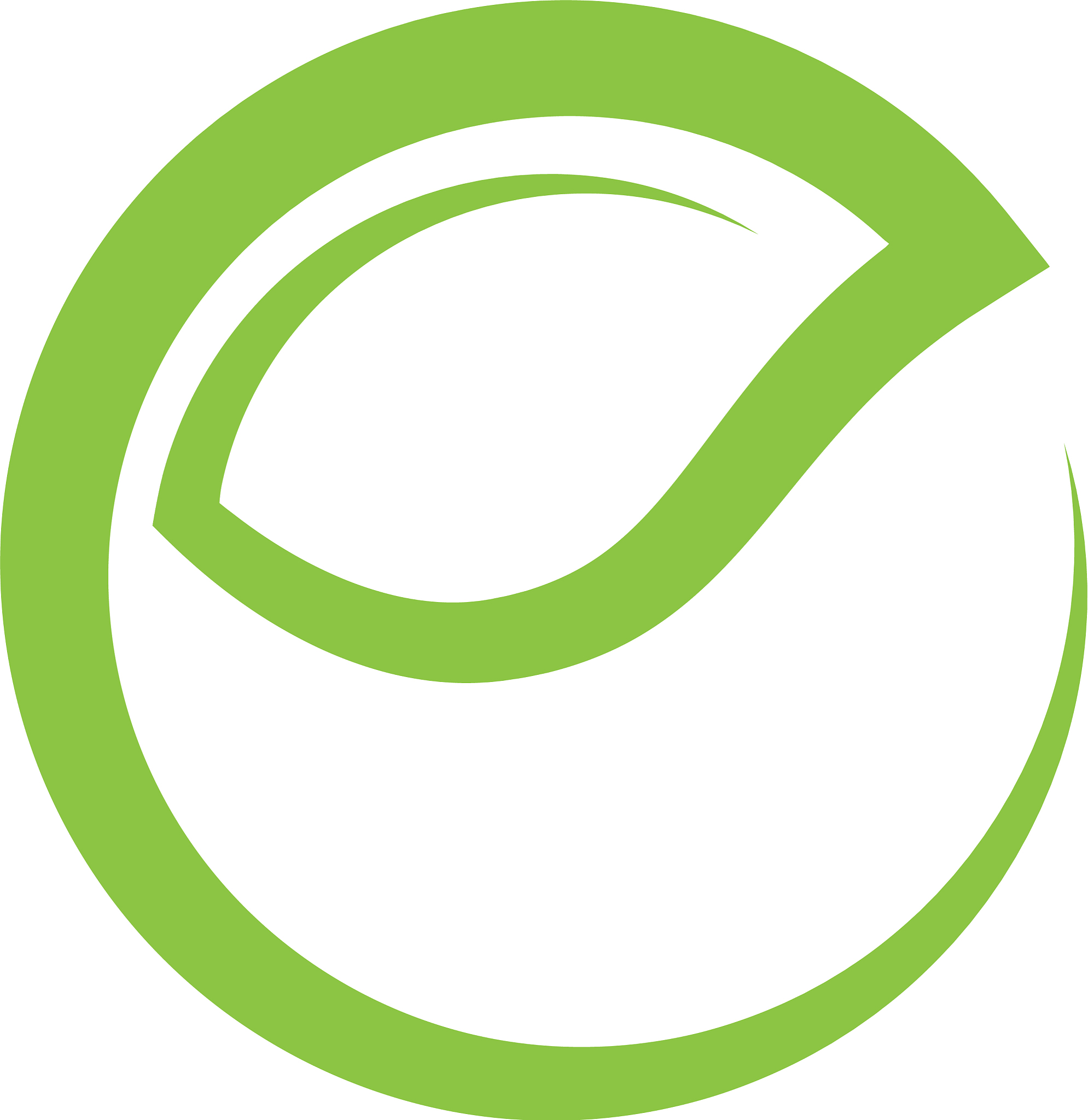 leaf ecology nature logo template