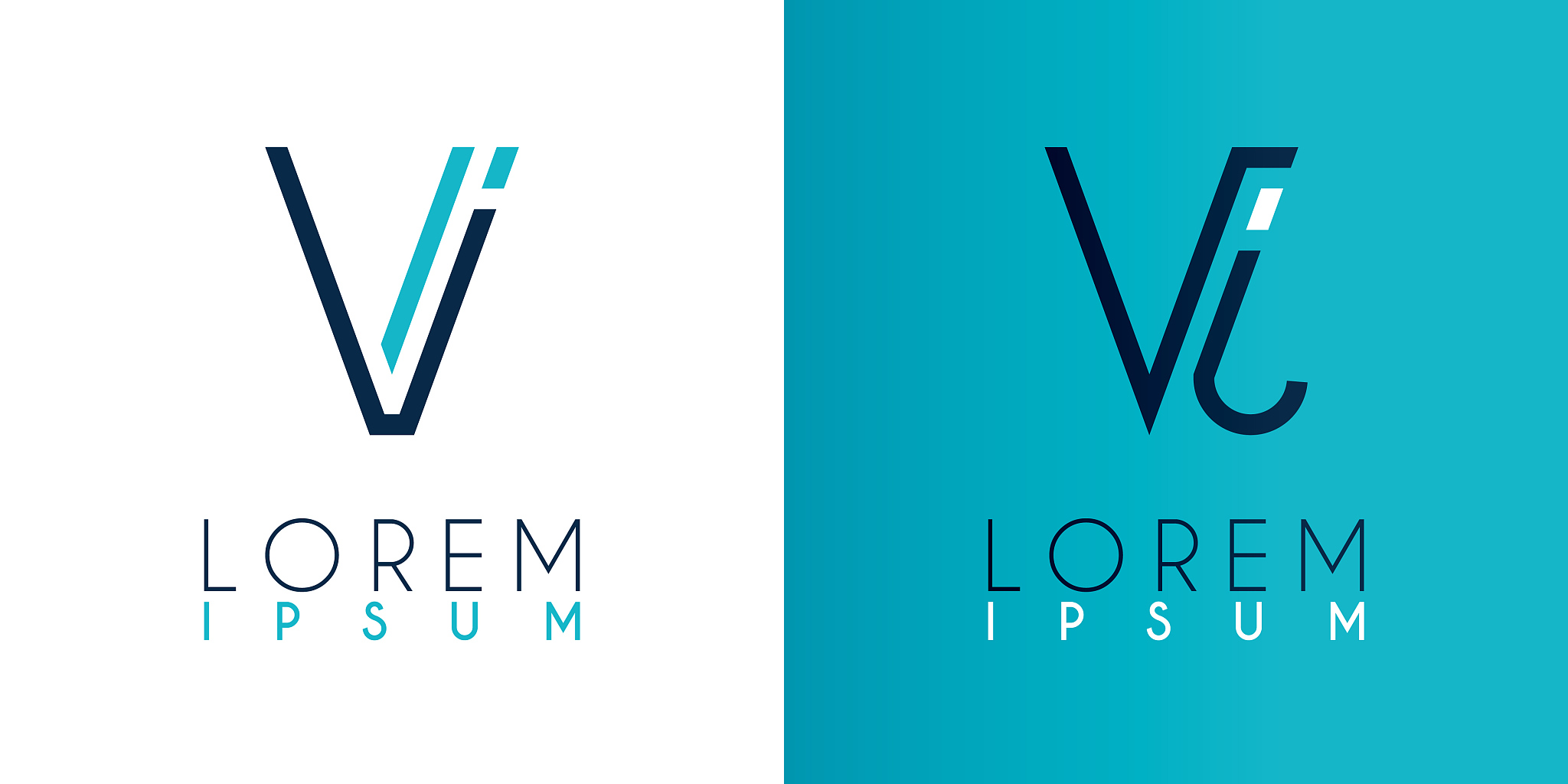 alphabet logo for business card, presentation, flyer, document, 