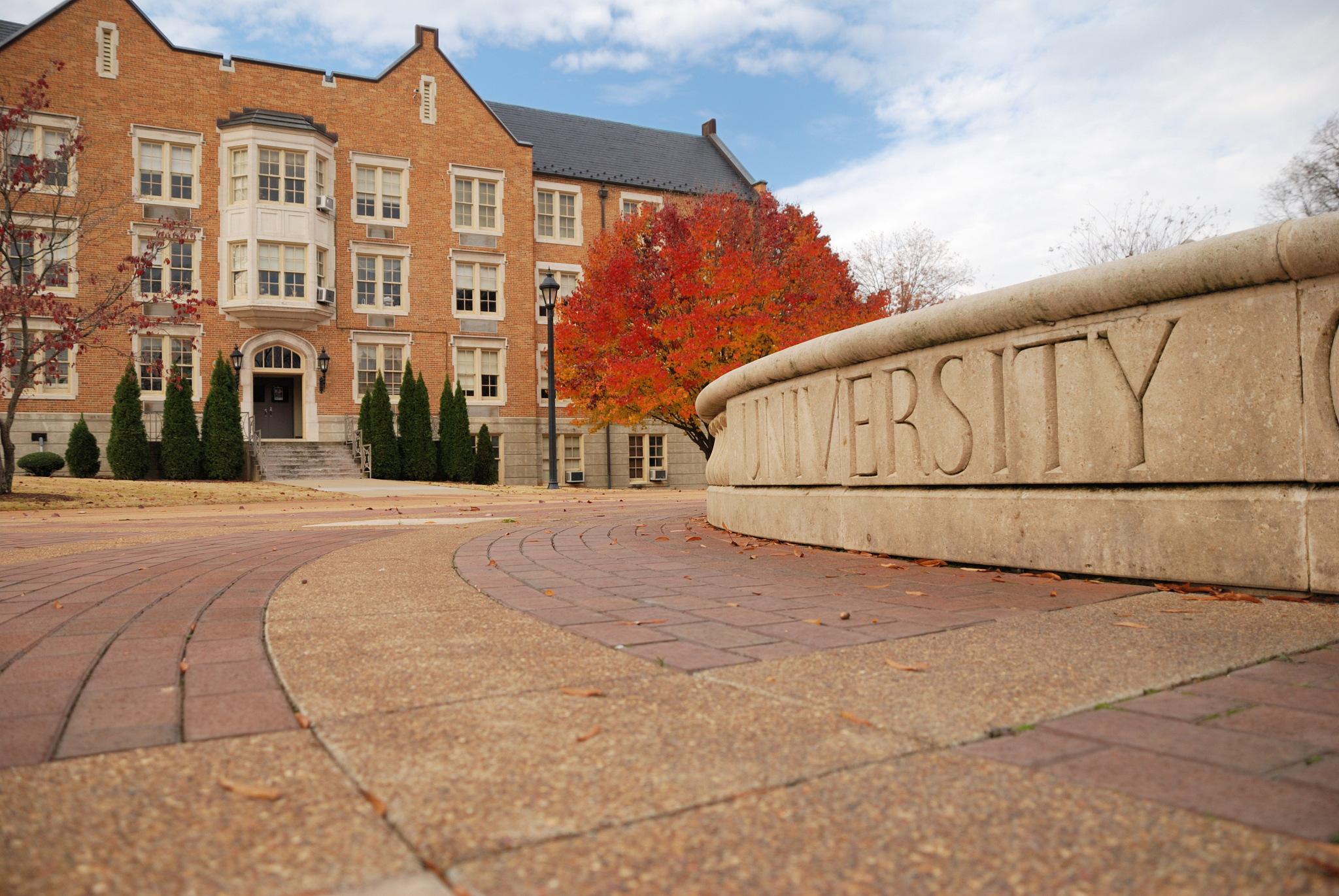 university in autumn
