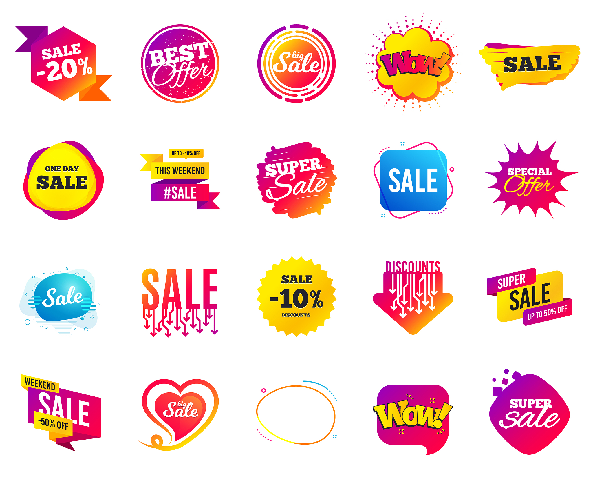 sale banner special offer template tags cyber