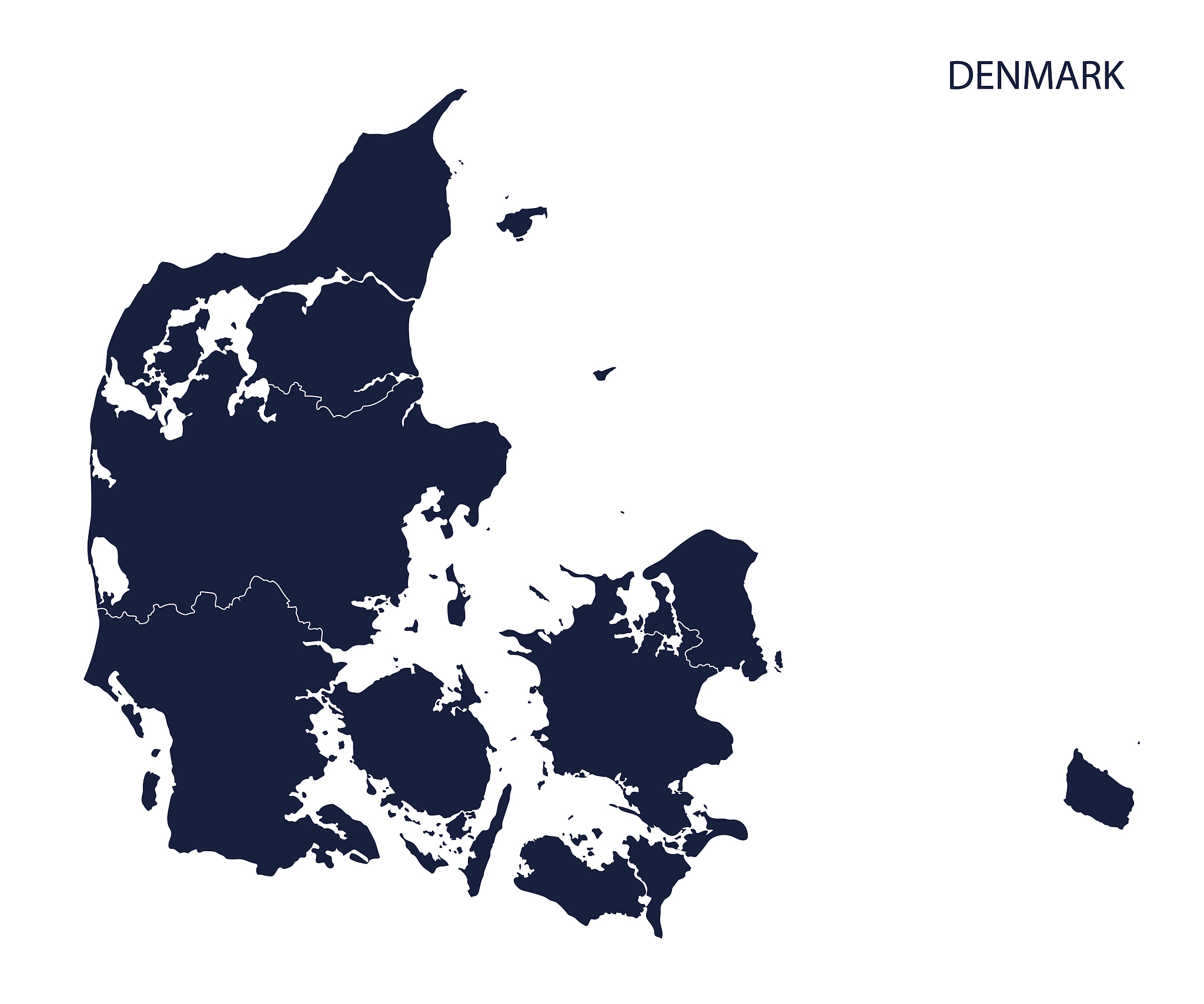 map of denmark.